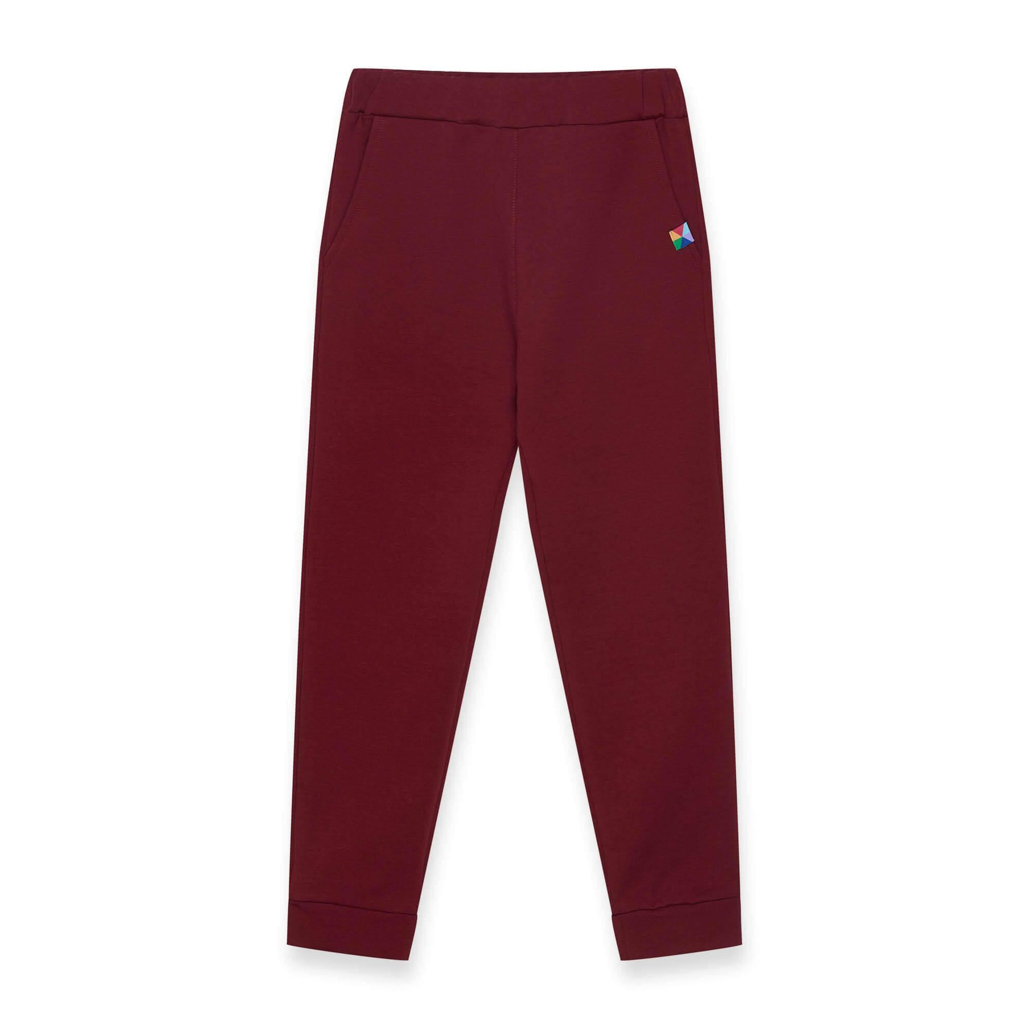 Burgundy sweatpants