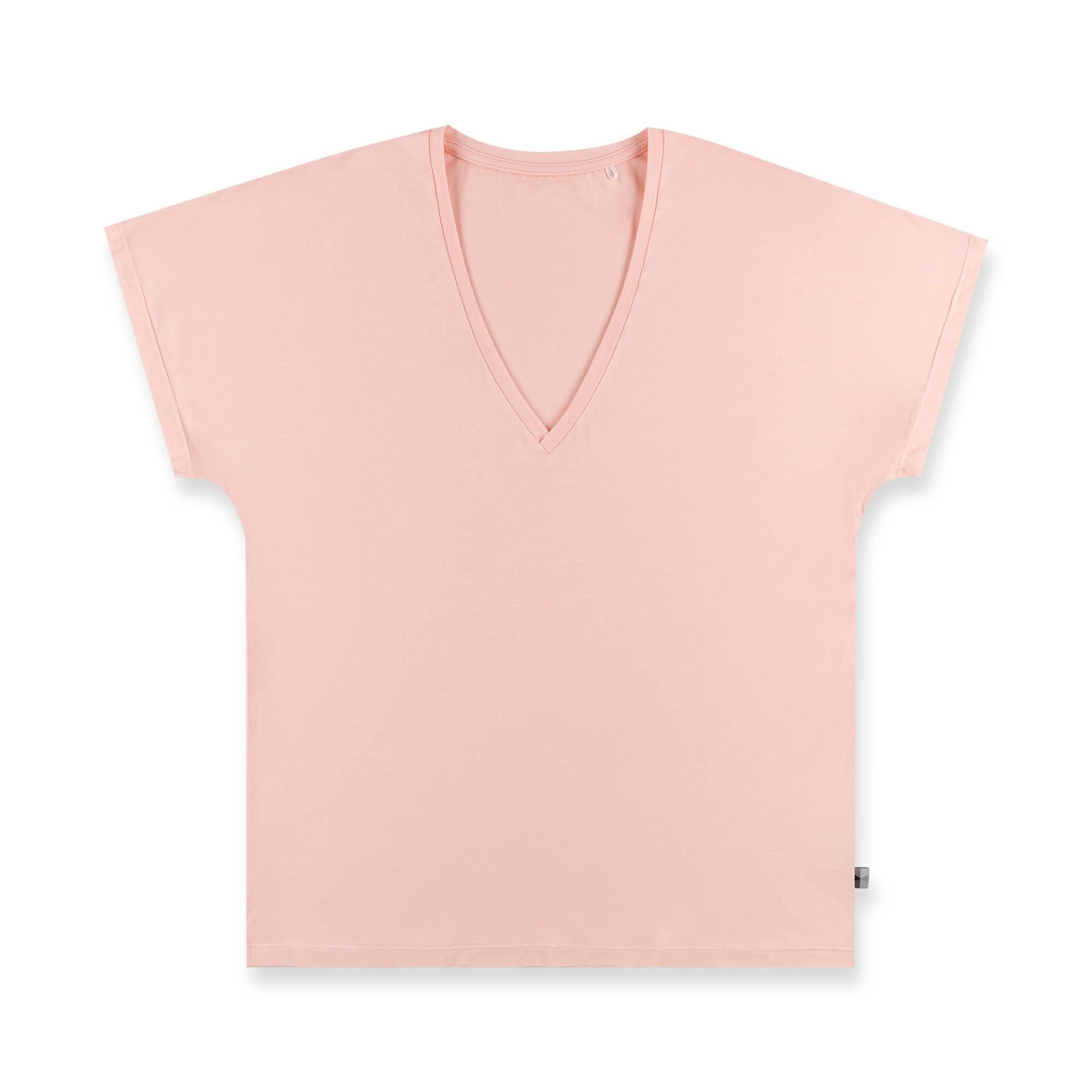 Light pink short sleeve pajama top Women