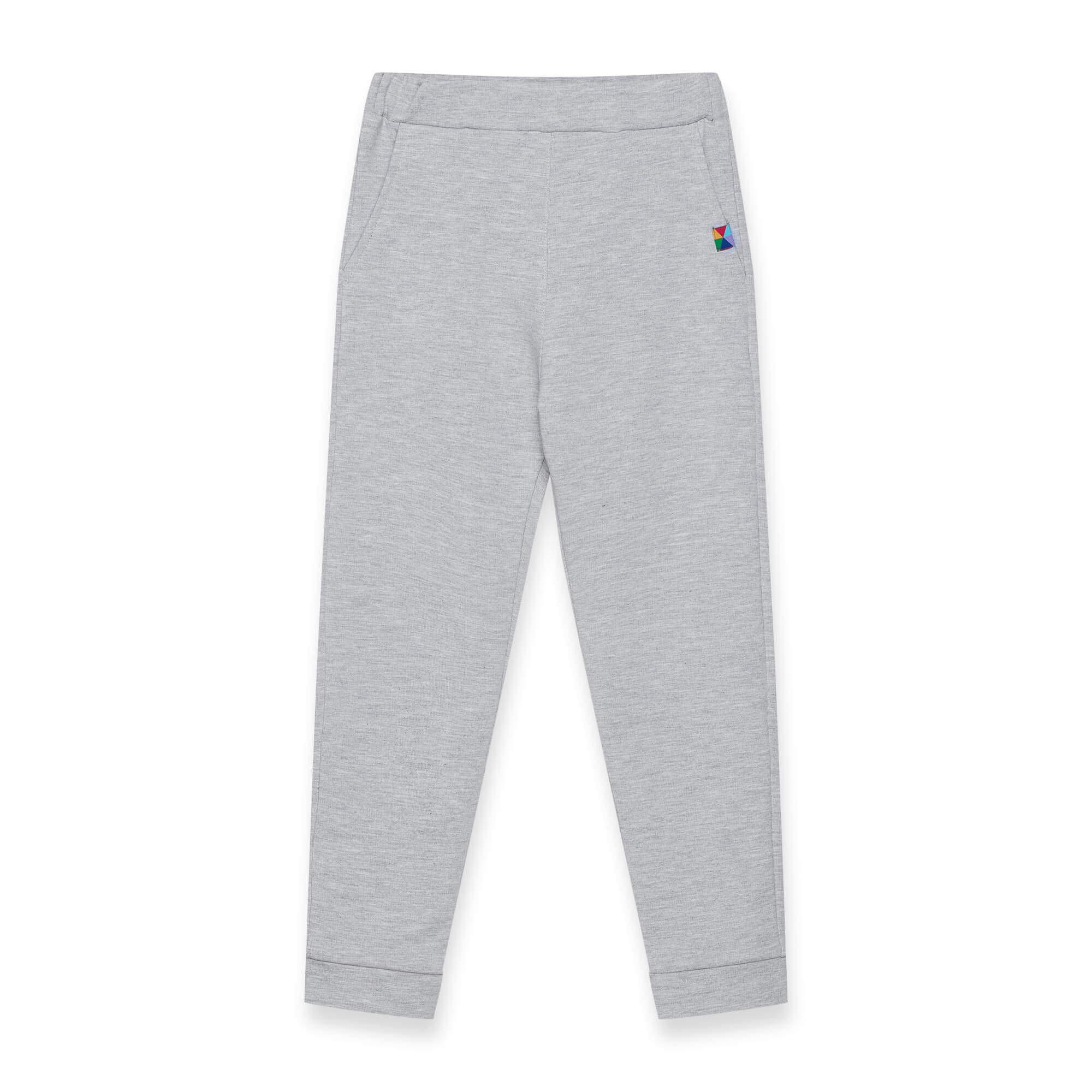 Grey melange sweatpants