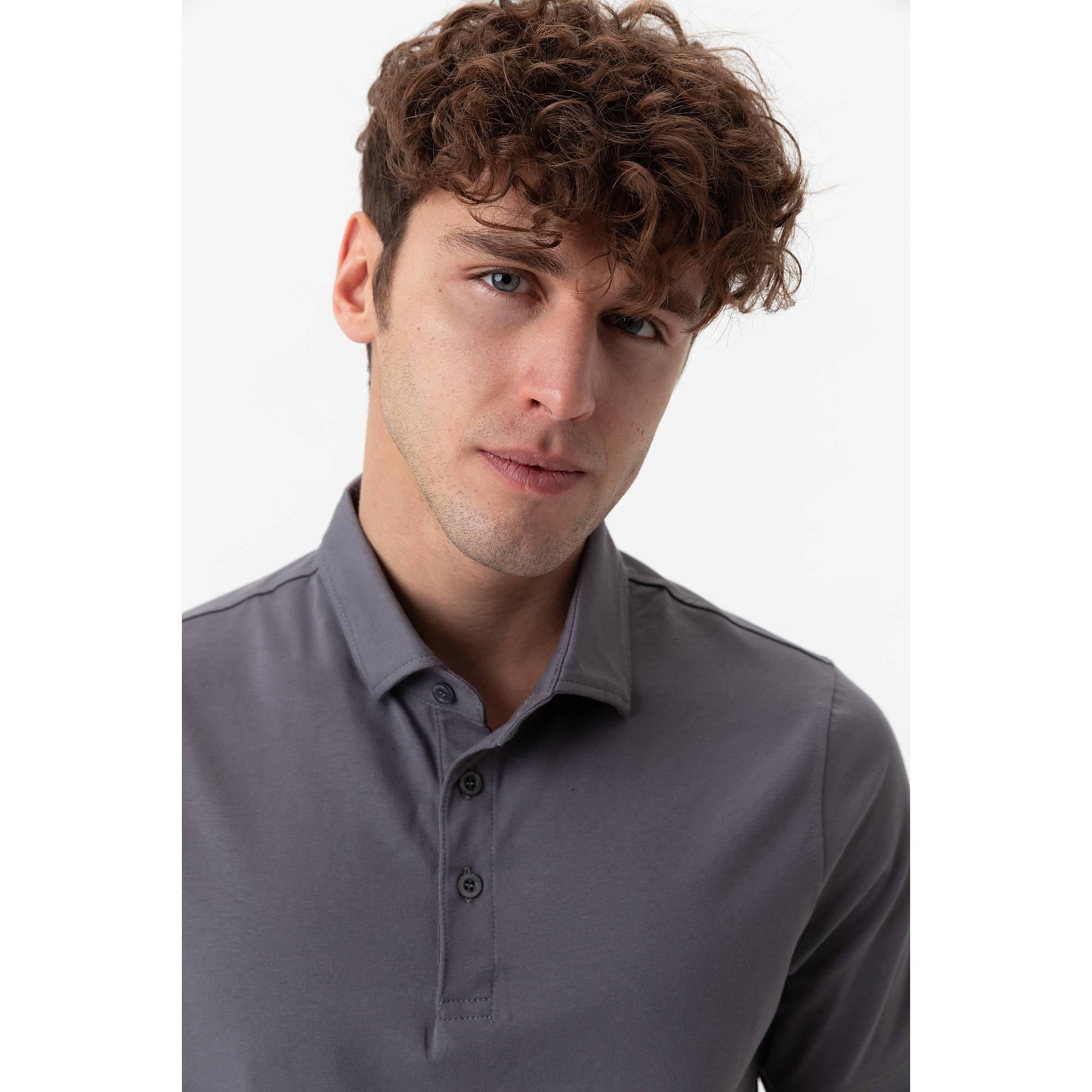 Graphite polo shirt Men