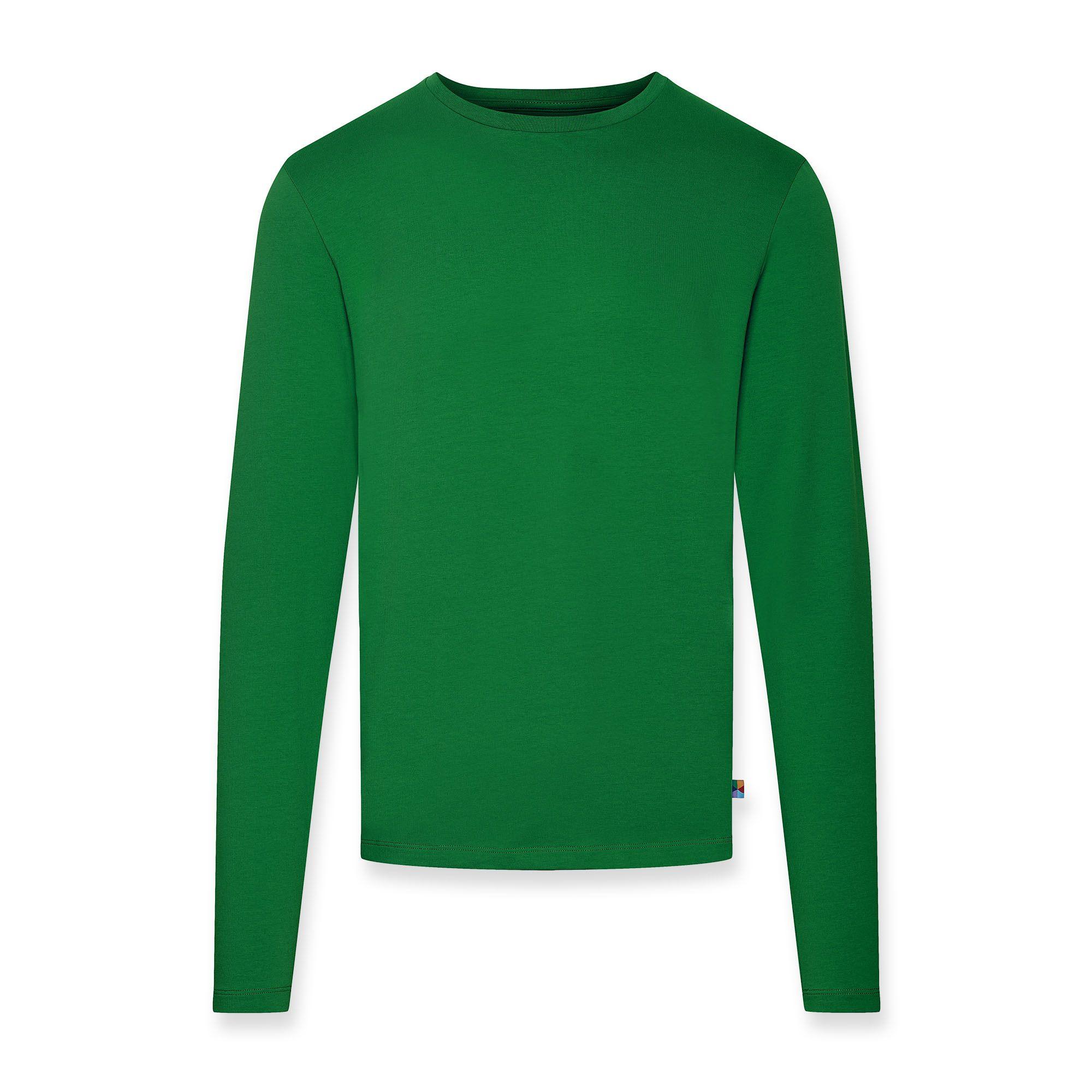 Green long sleeve shirt Men