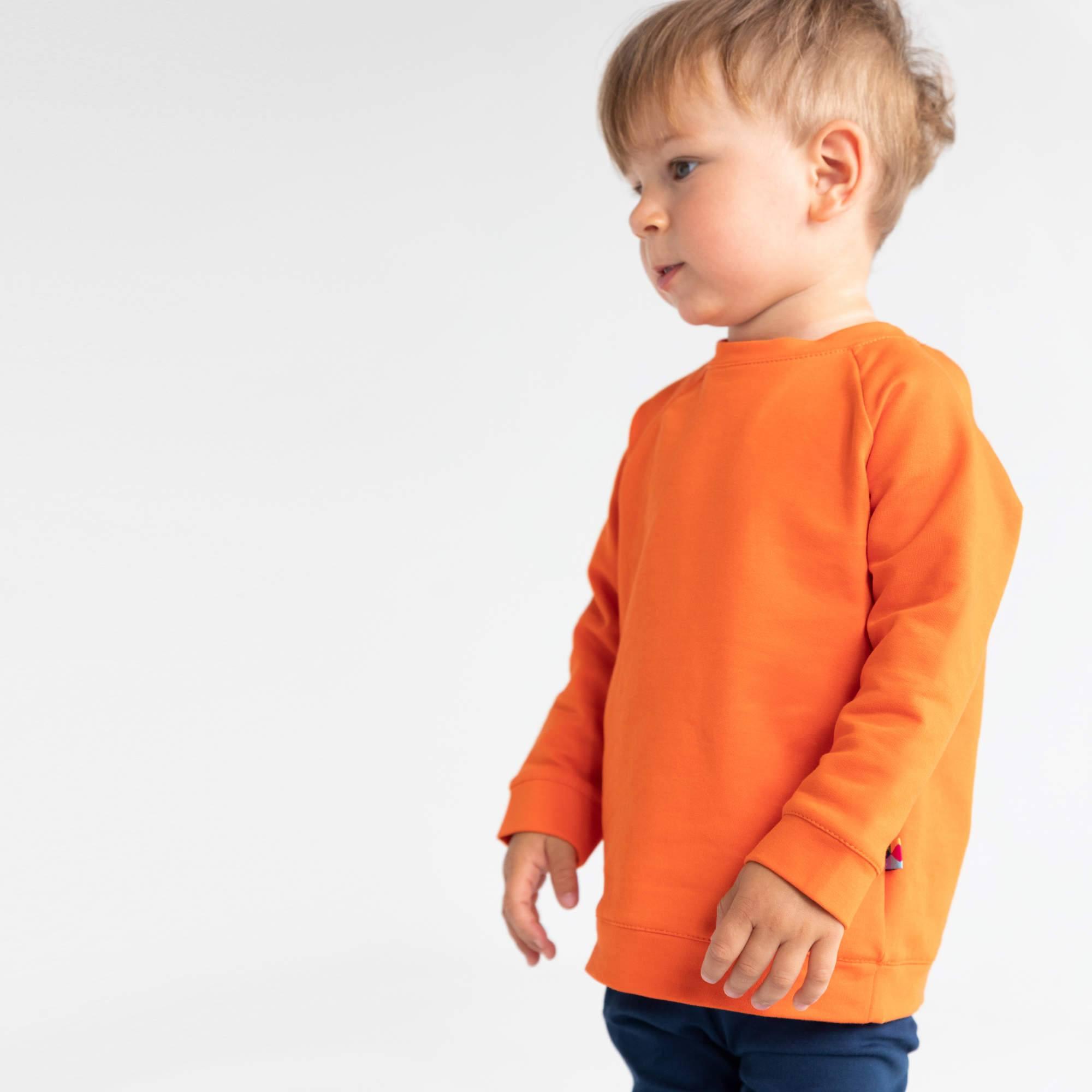 Orange pullover sweatshirt Baby