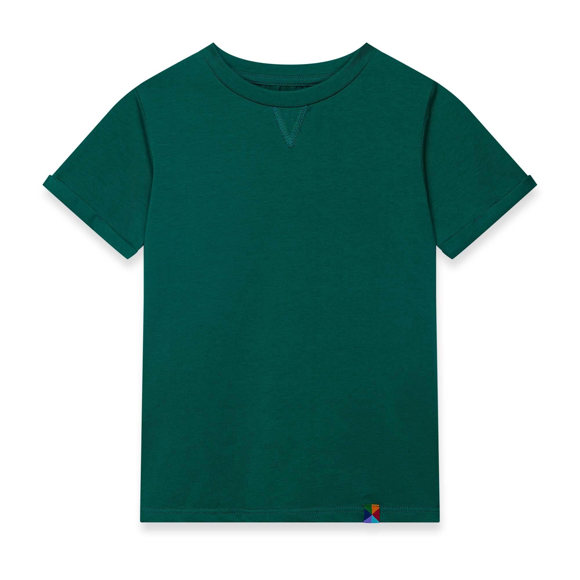 Bottle-green T-shirt