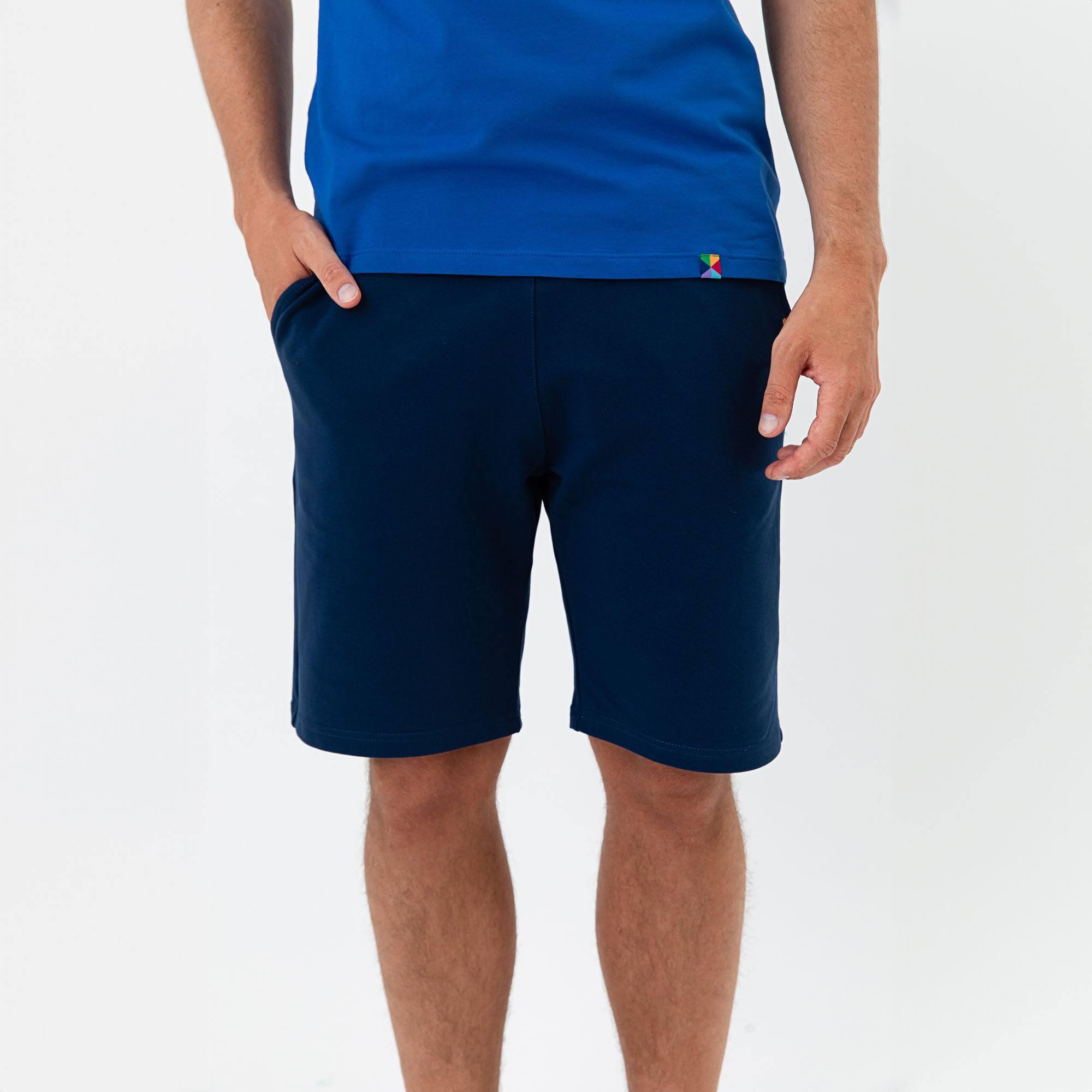 Navy blue shorts Men