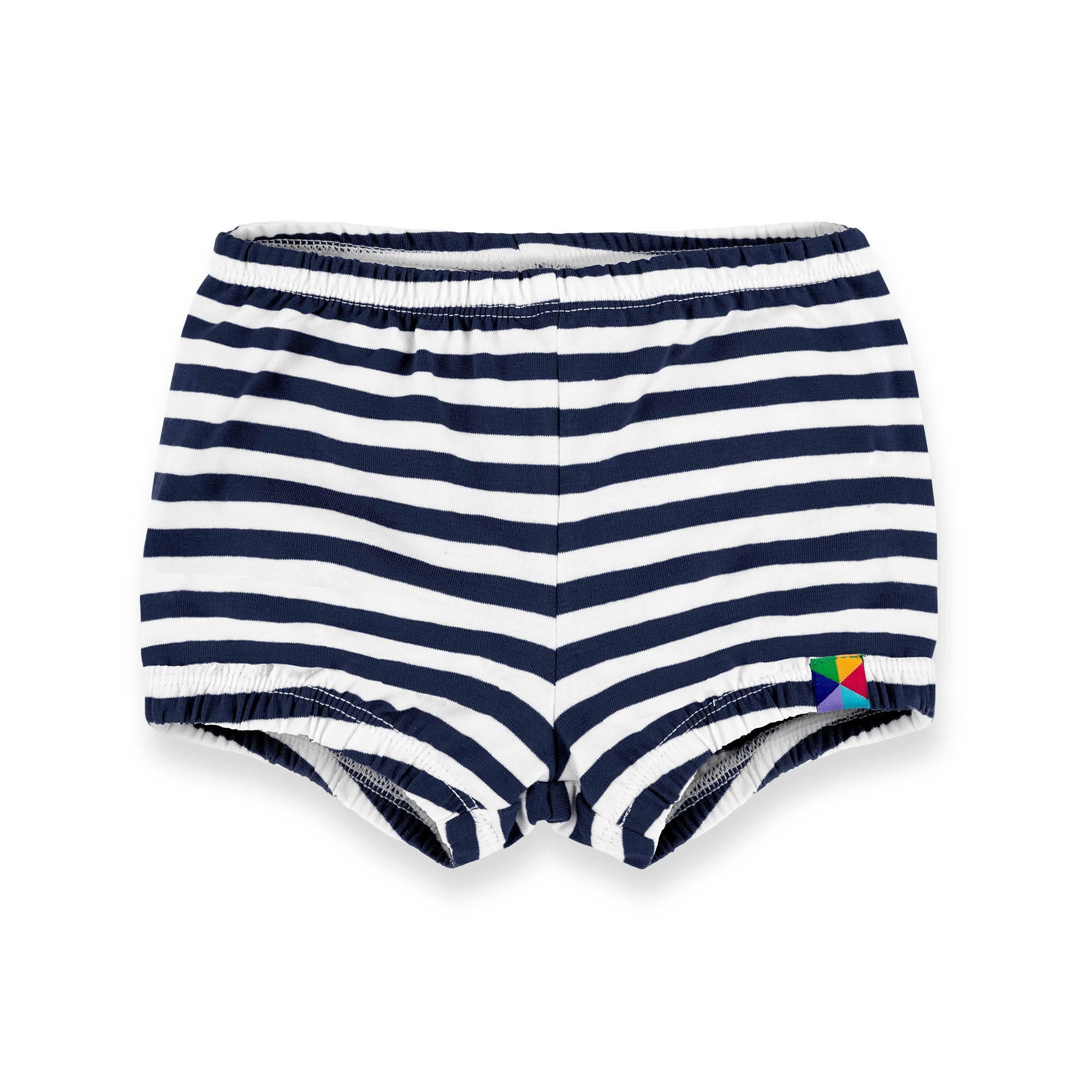 Navy blue stripes bloomers