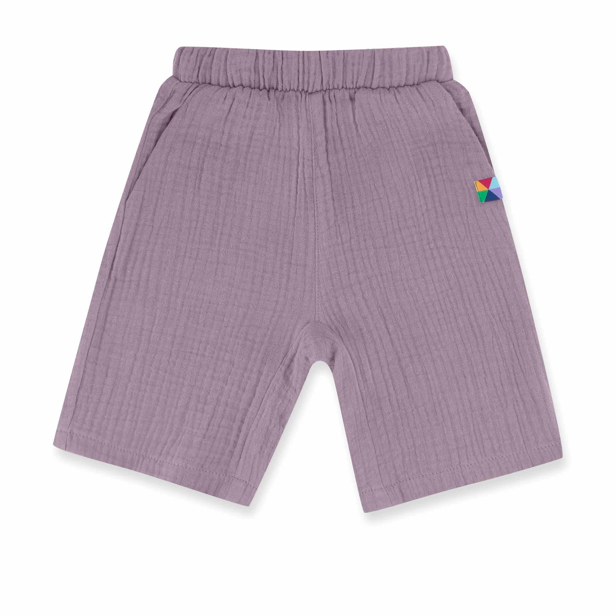 Heather muslin shorts