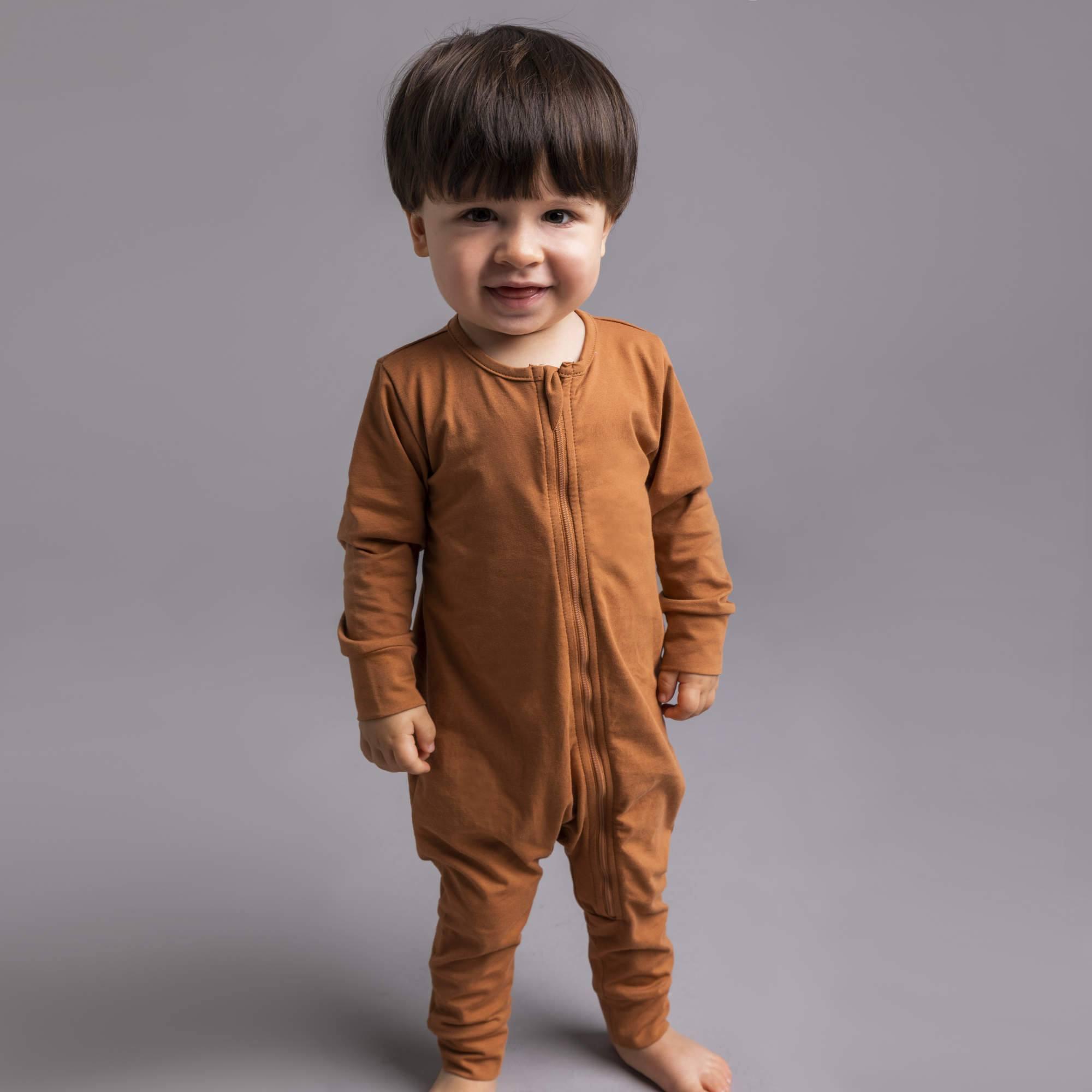 Caramel romper suit