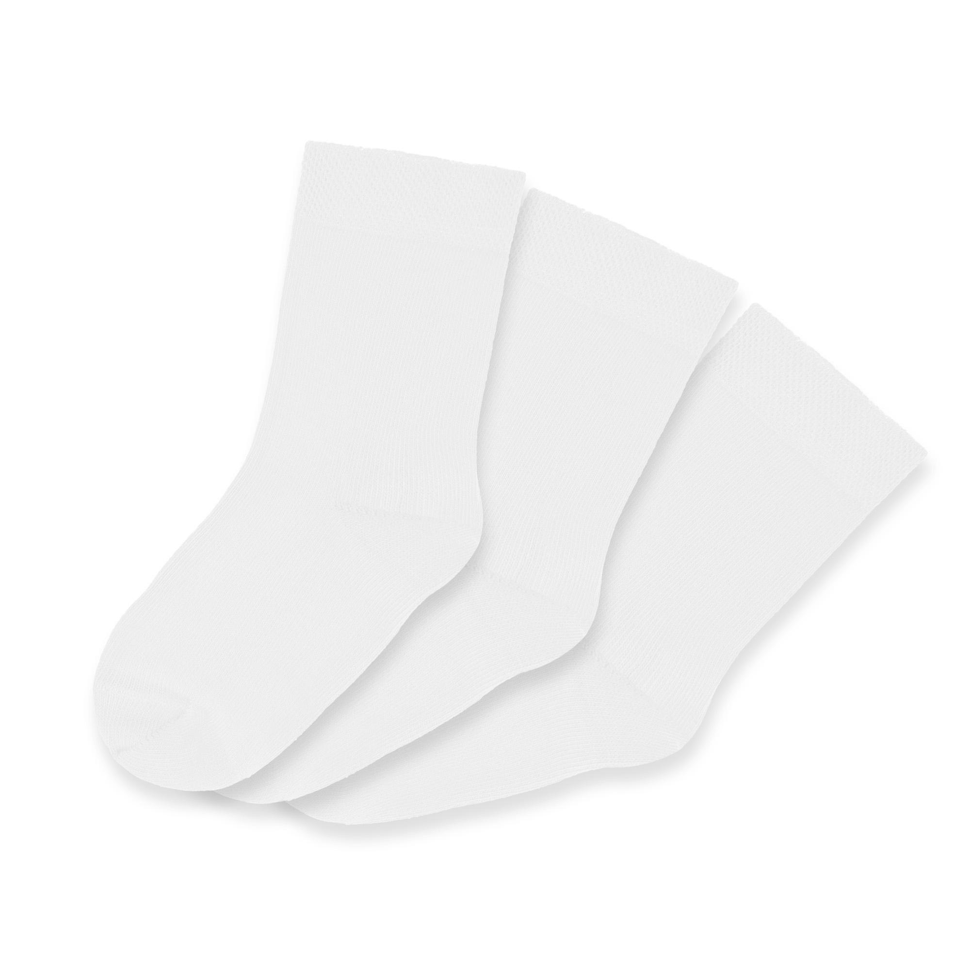 White 3-pack socks set Baby