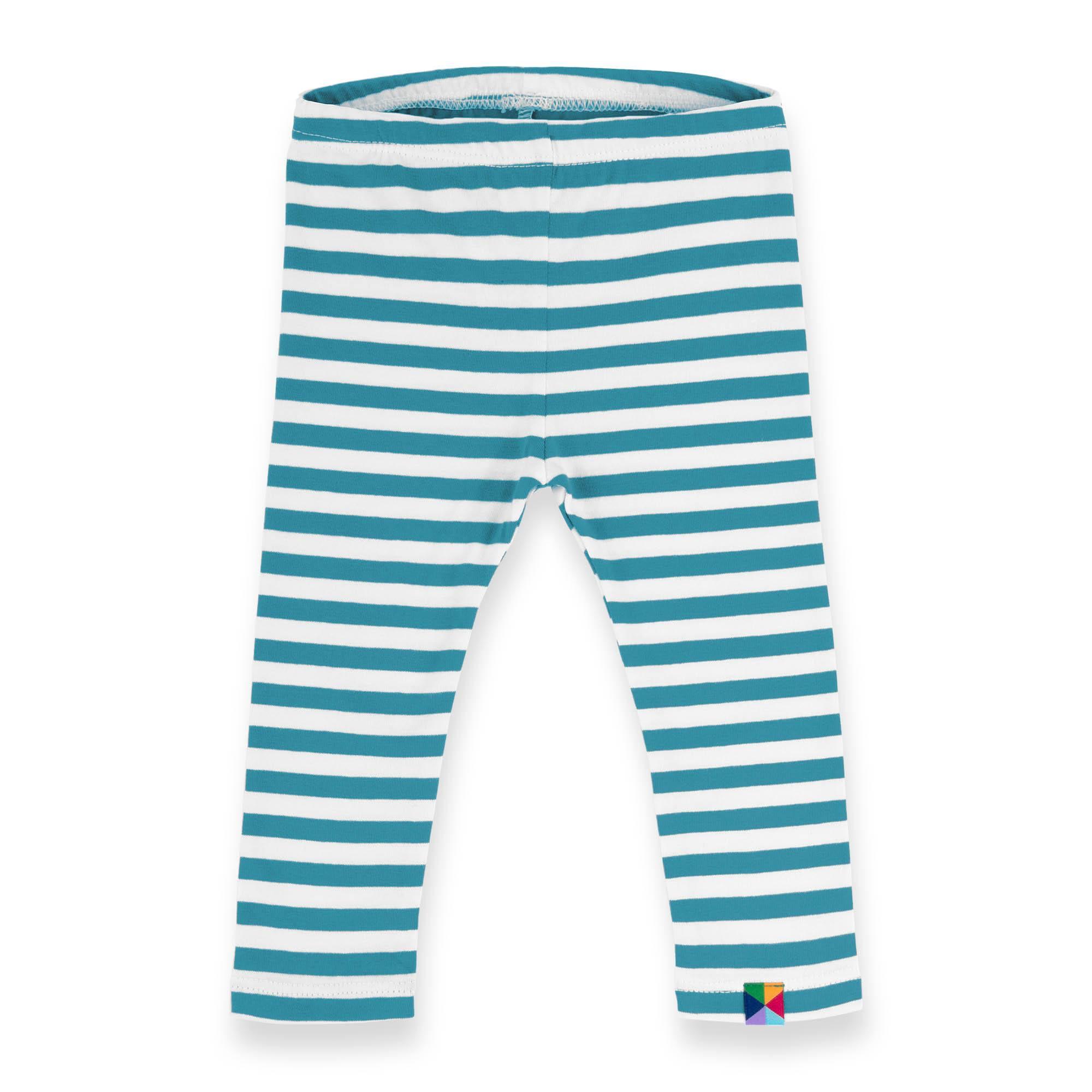 Turquoise stripes leggings Baby