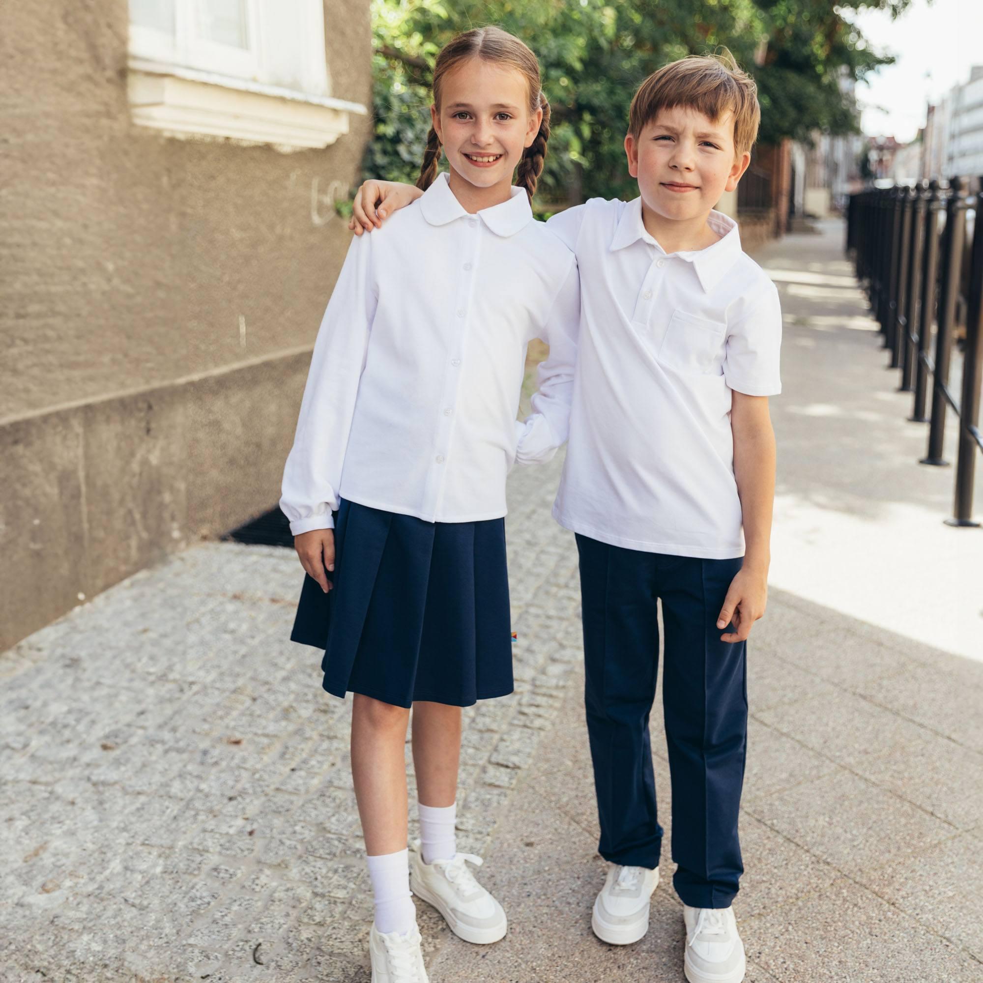 White polo T-shirt