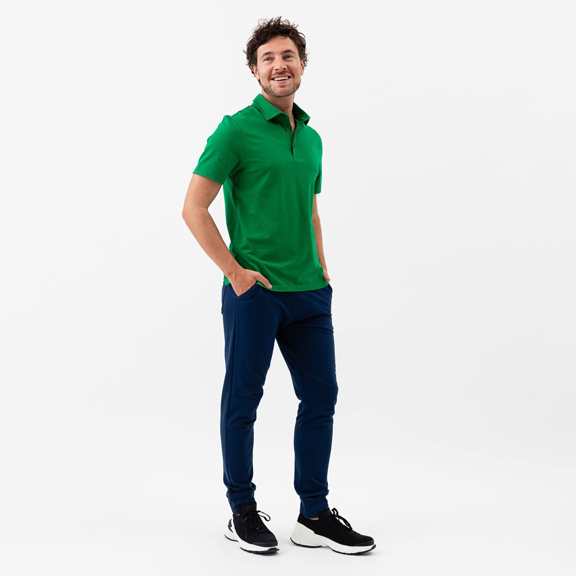 Green polo shirt Men