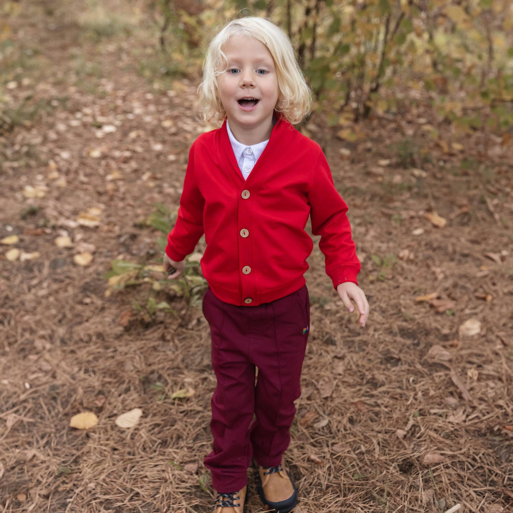 Red blazer