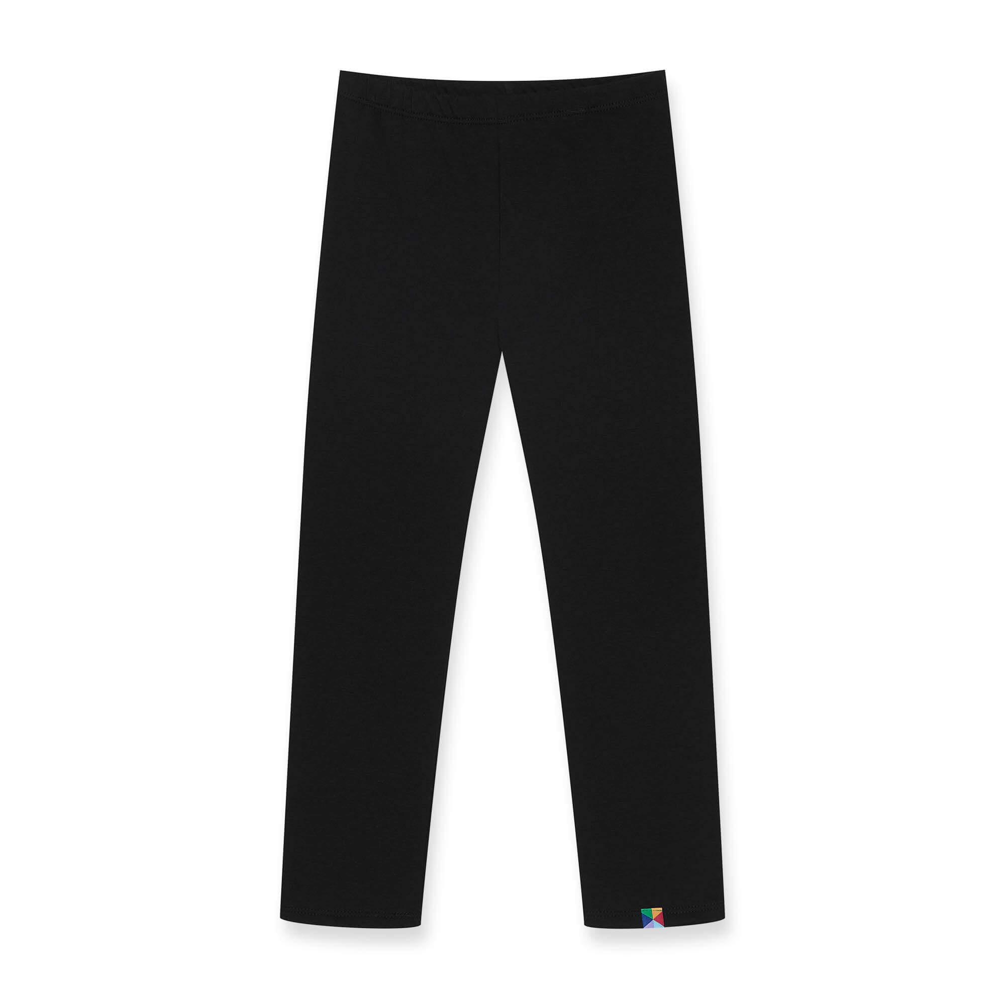 Black fleece-lined leggings