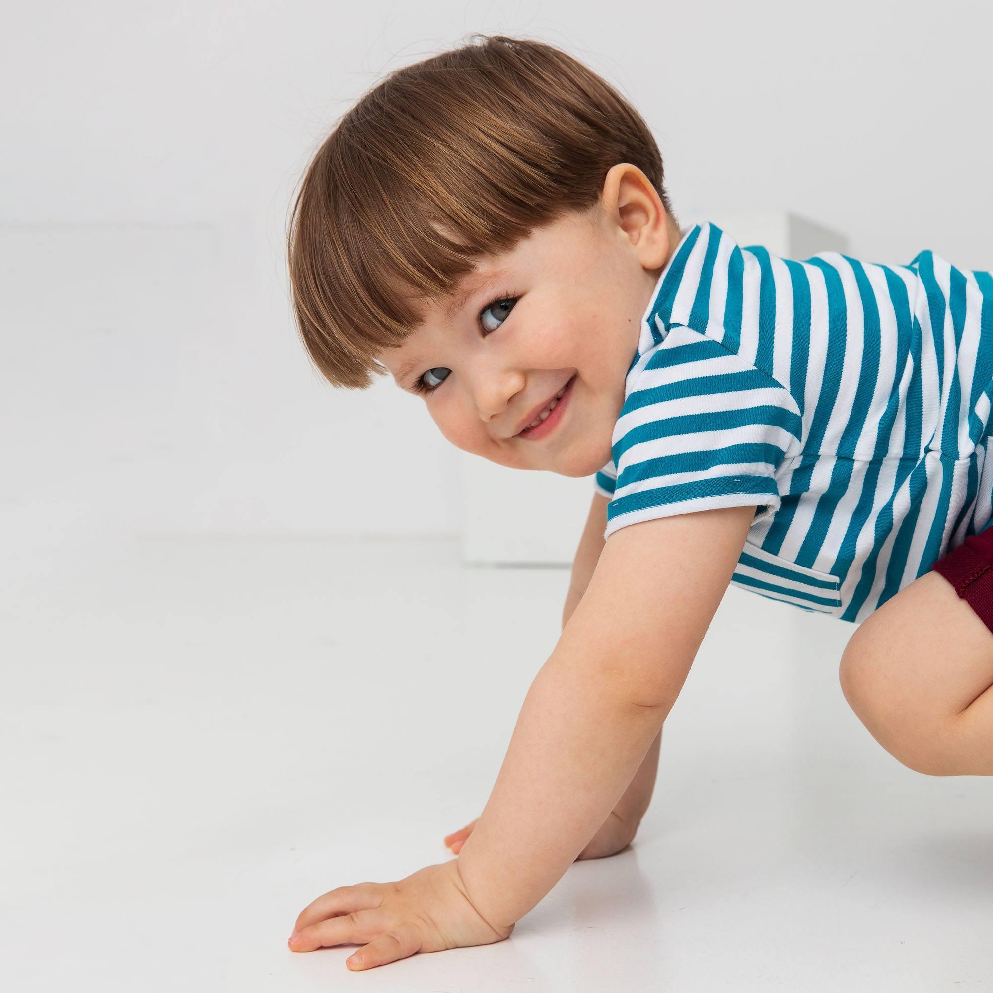 Turquoise stripes T-shirt Baby