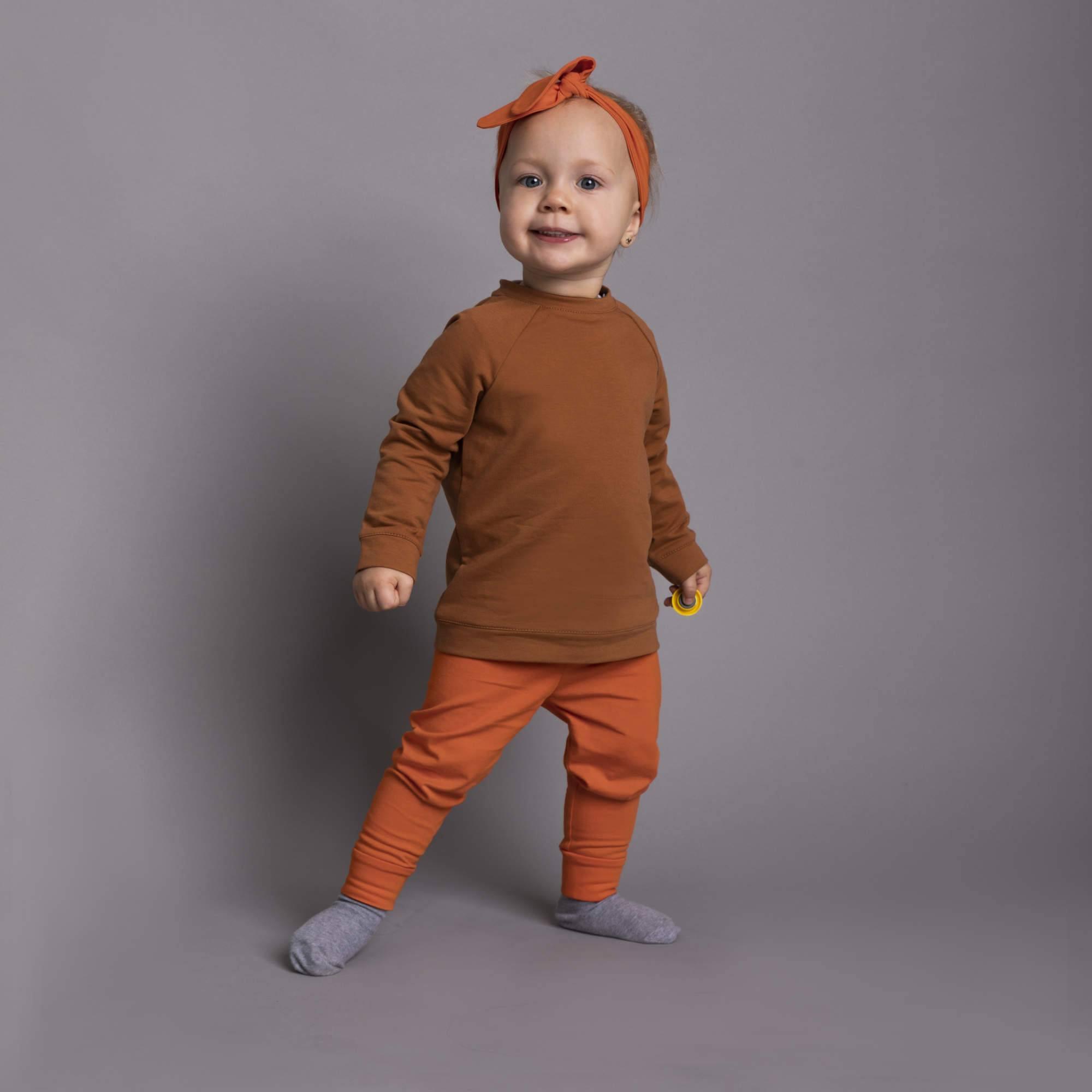 Caramel pullover sweatshirt Baby