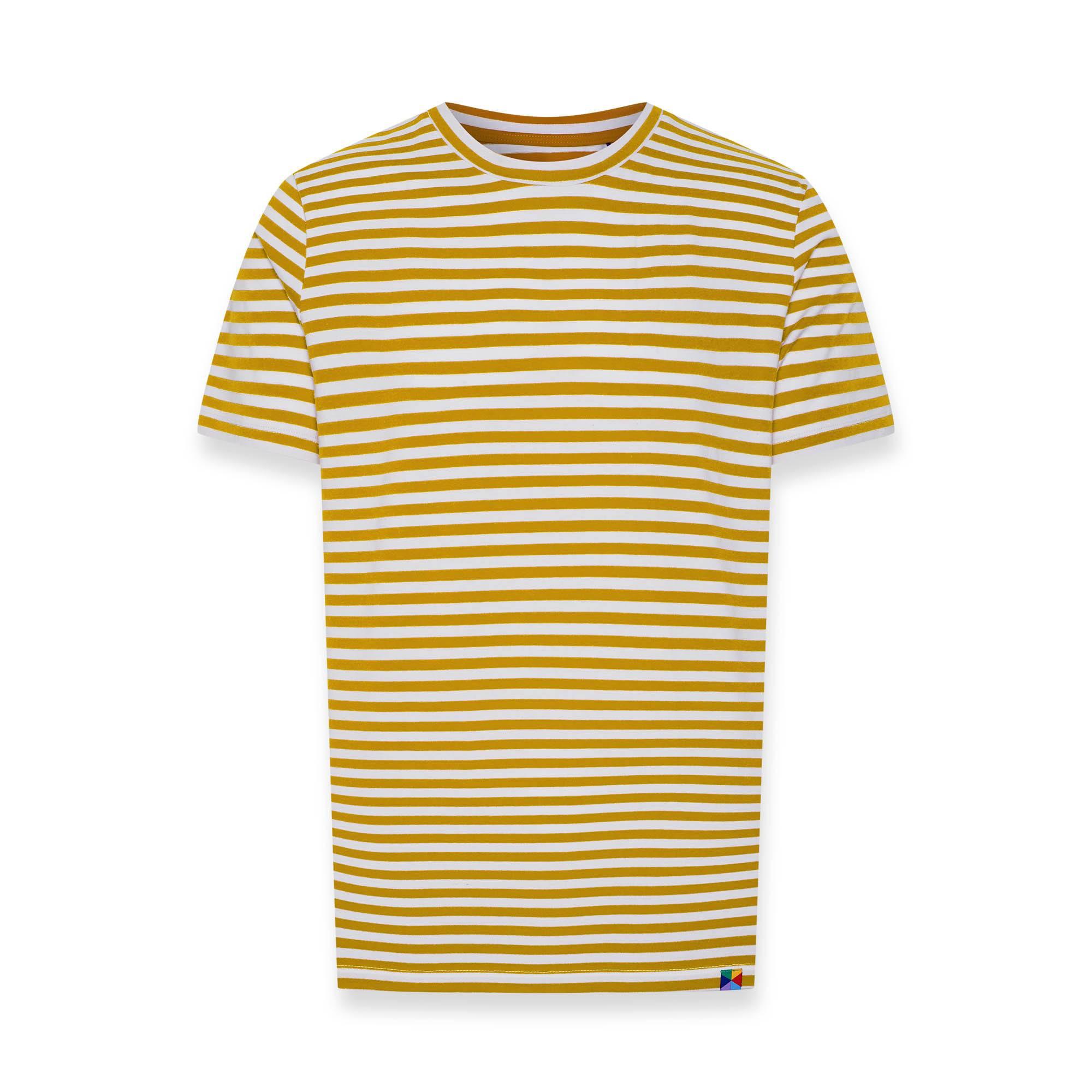 Mustard stripes T-shirt Men