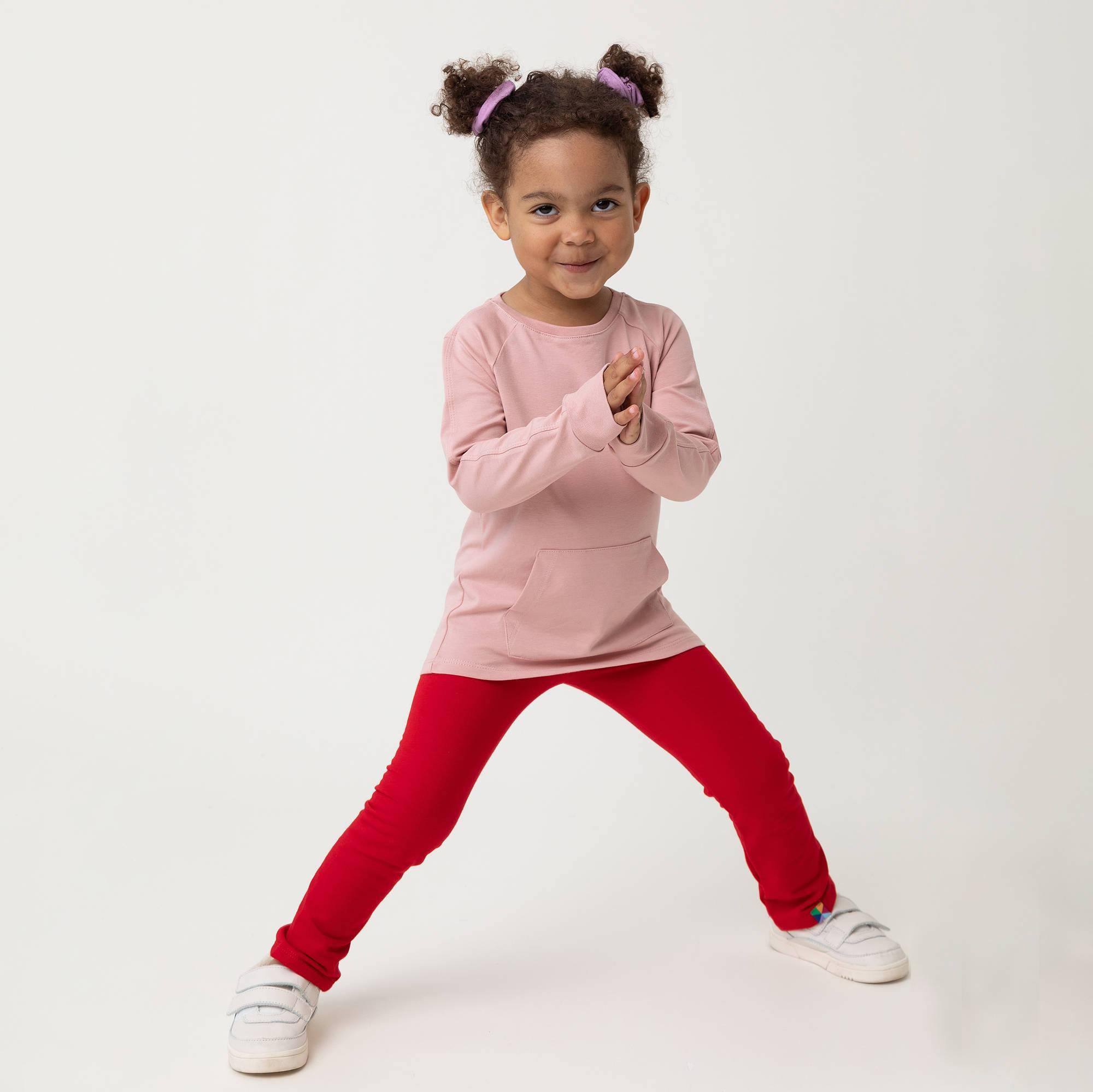 Red leggings