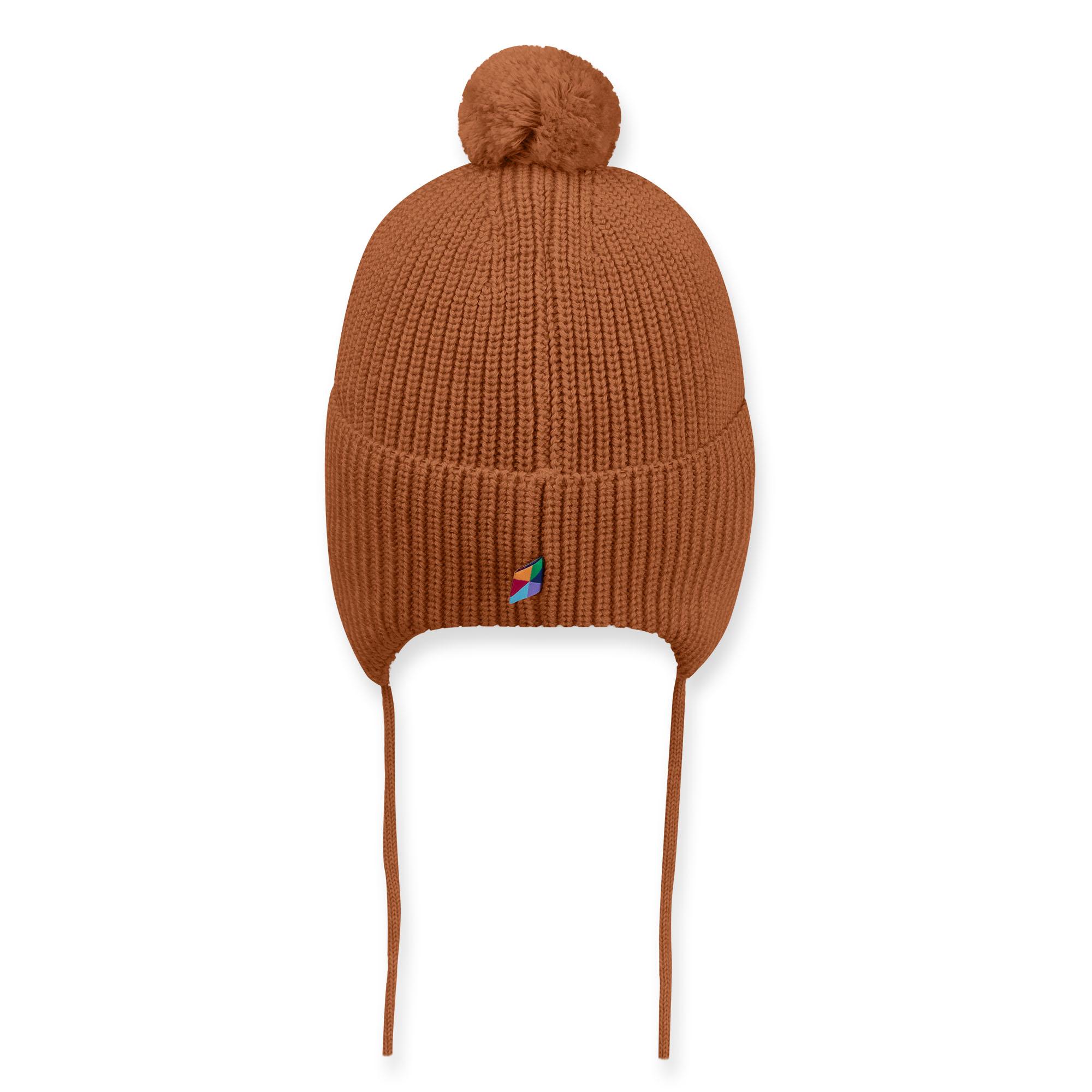 Caramel merino wool hat Baby