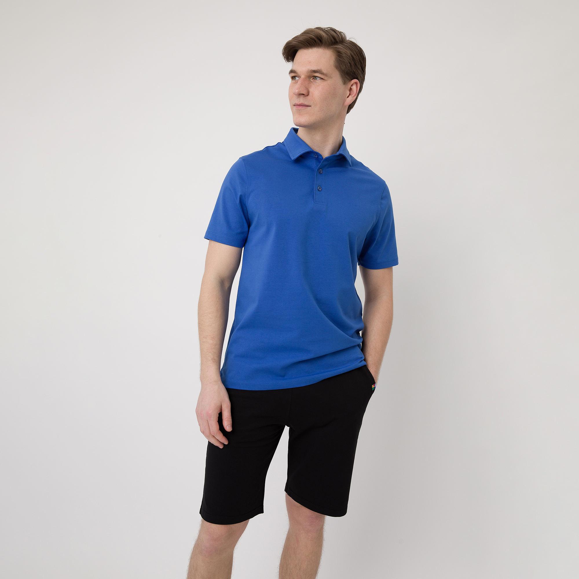 Blue polo shirt Men