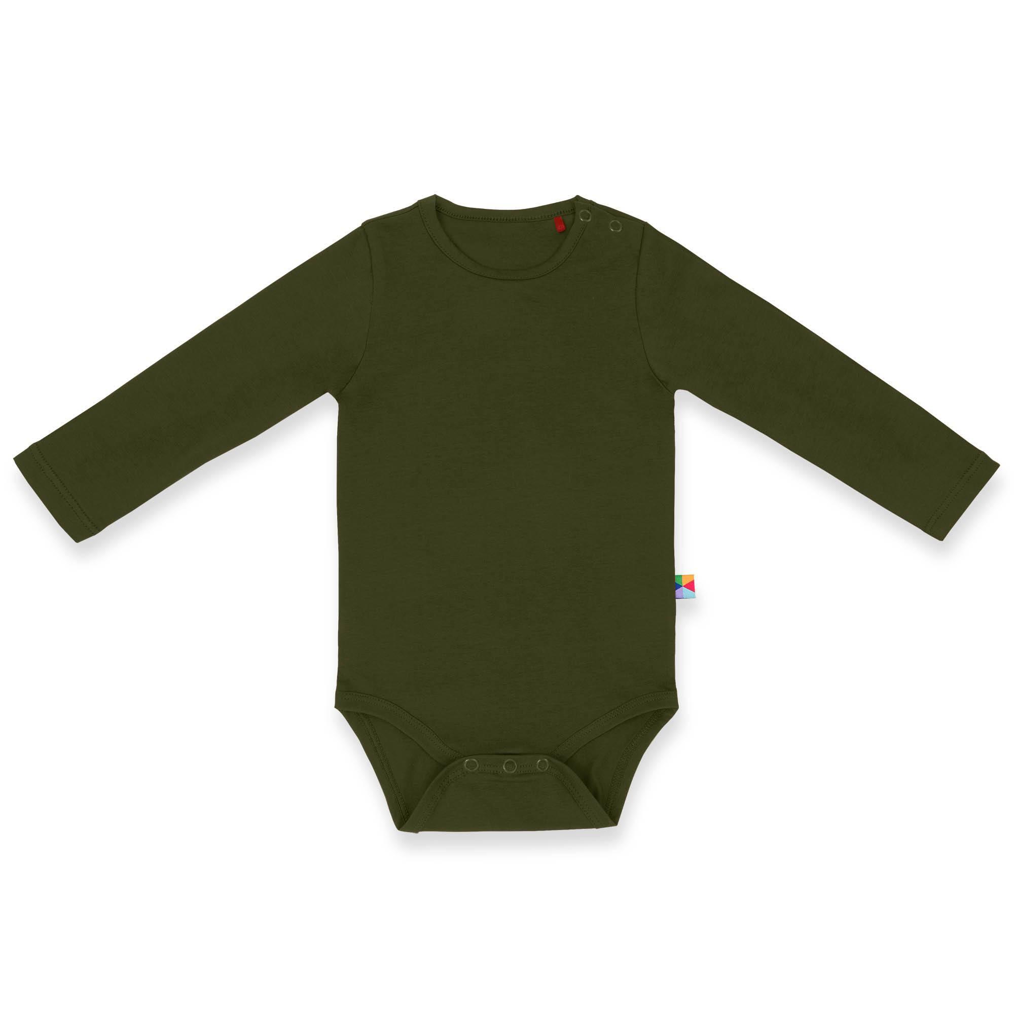 Khaki long sleeve bodysuit