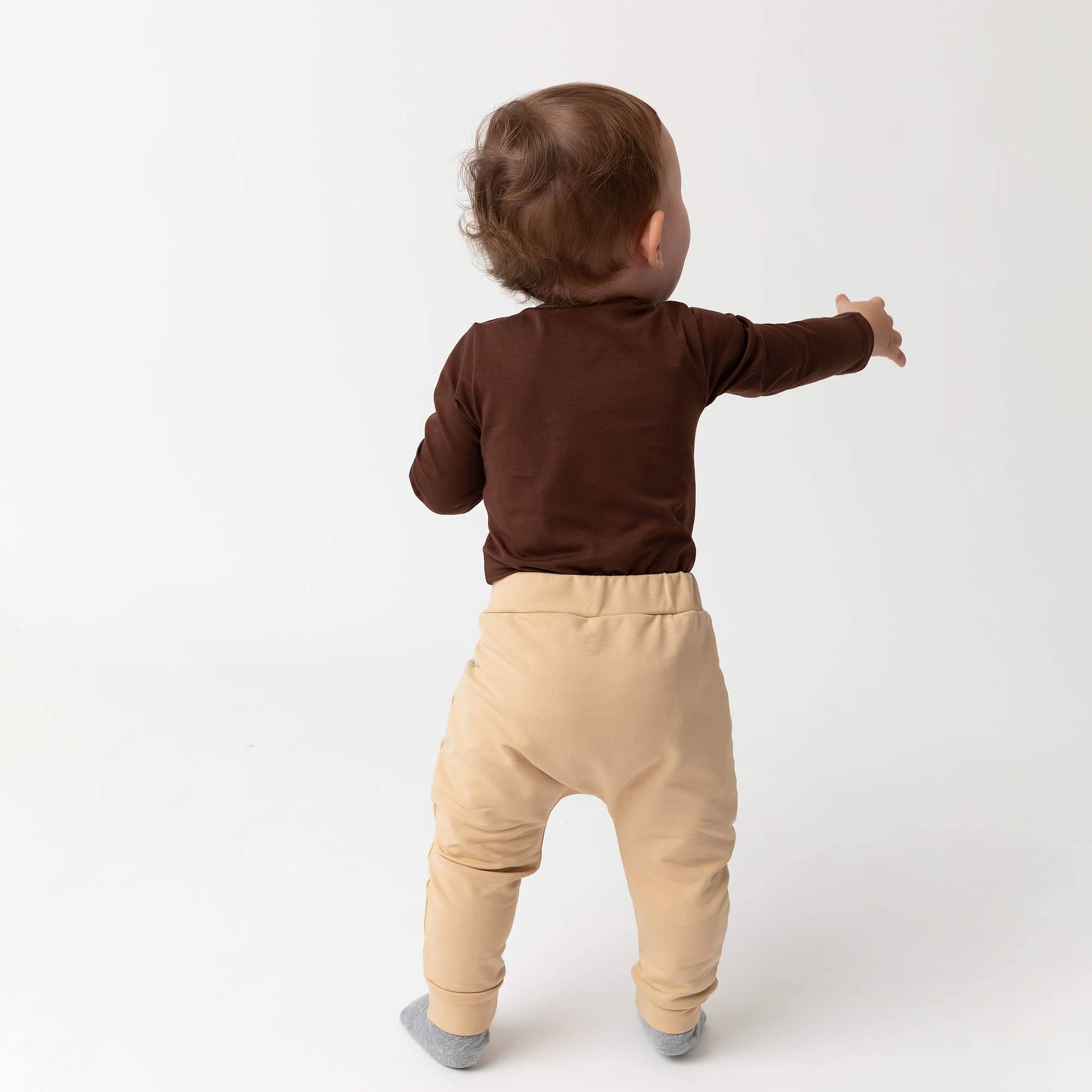 Brown long sleeve bodysuit