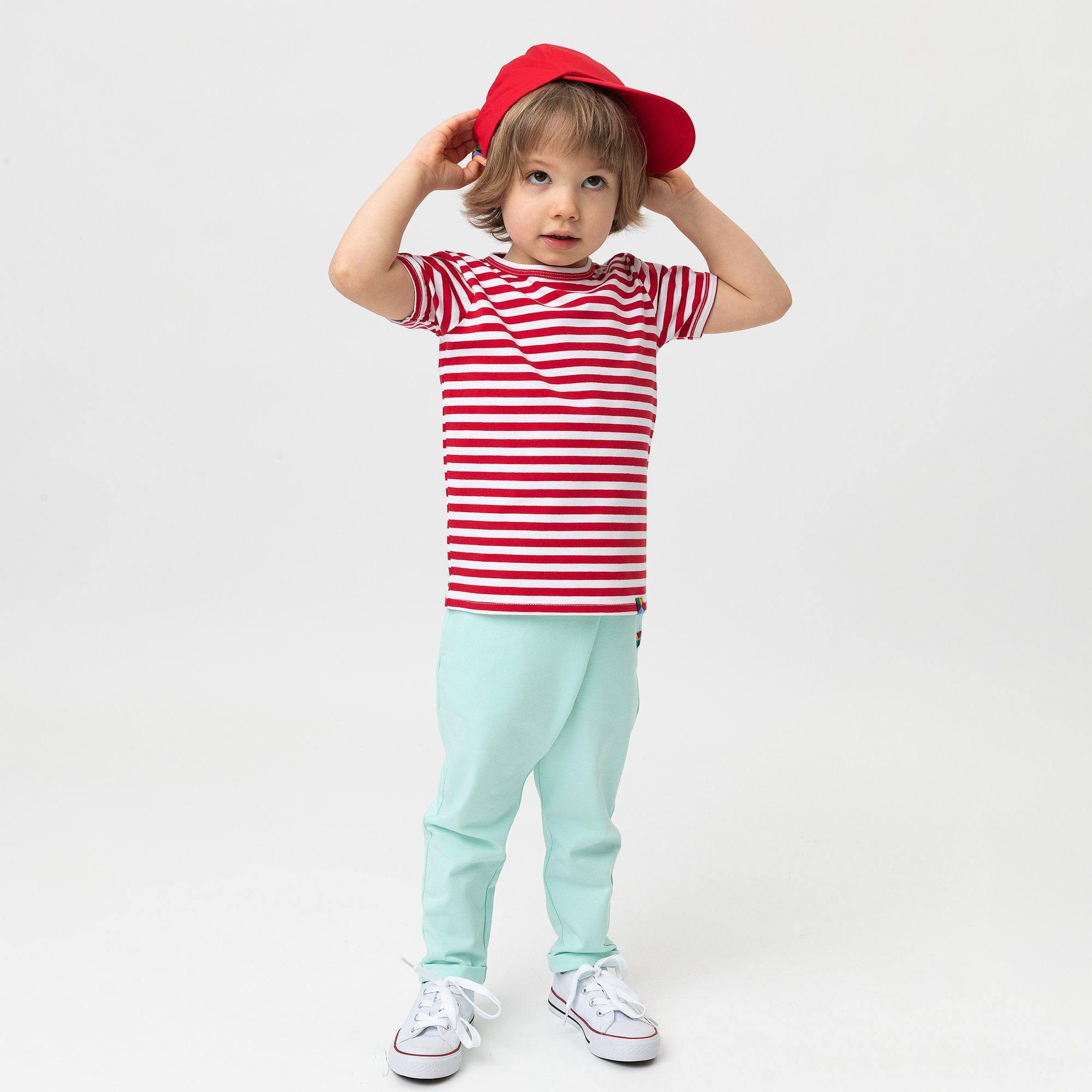 Red stripes T-shirt