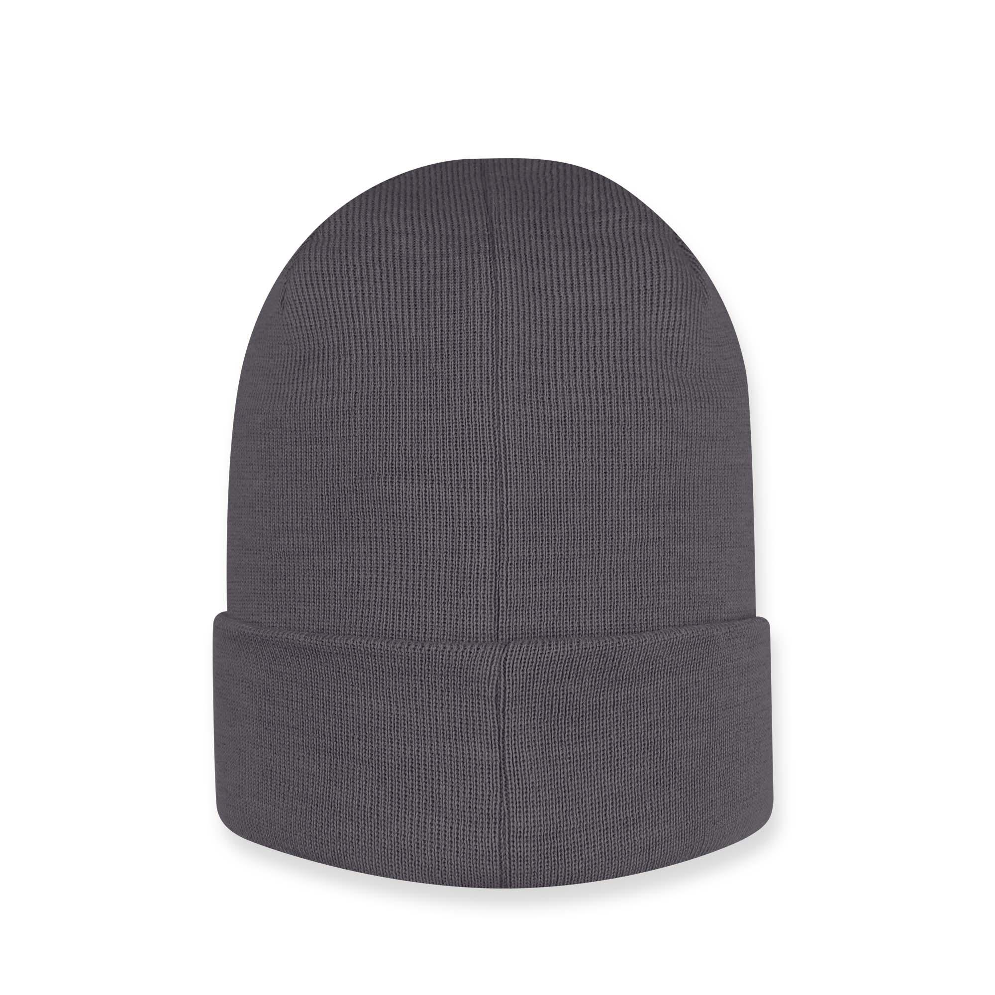 Graphite fine knit merino wool cap kids