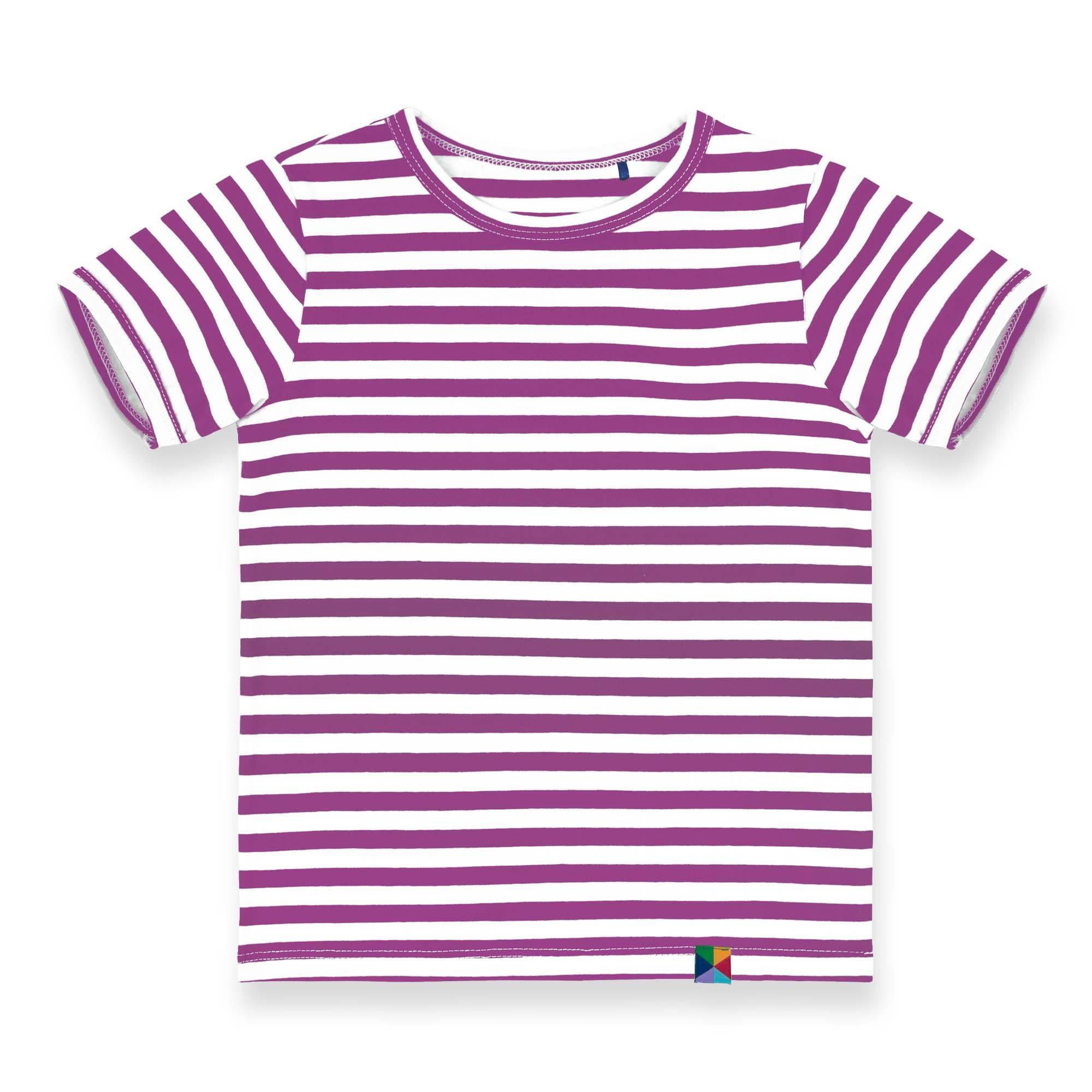 Violet stripes T-shirt