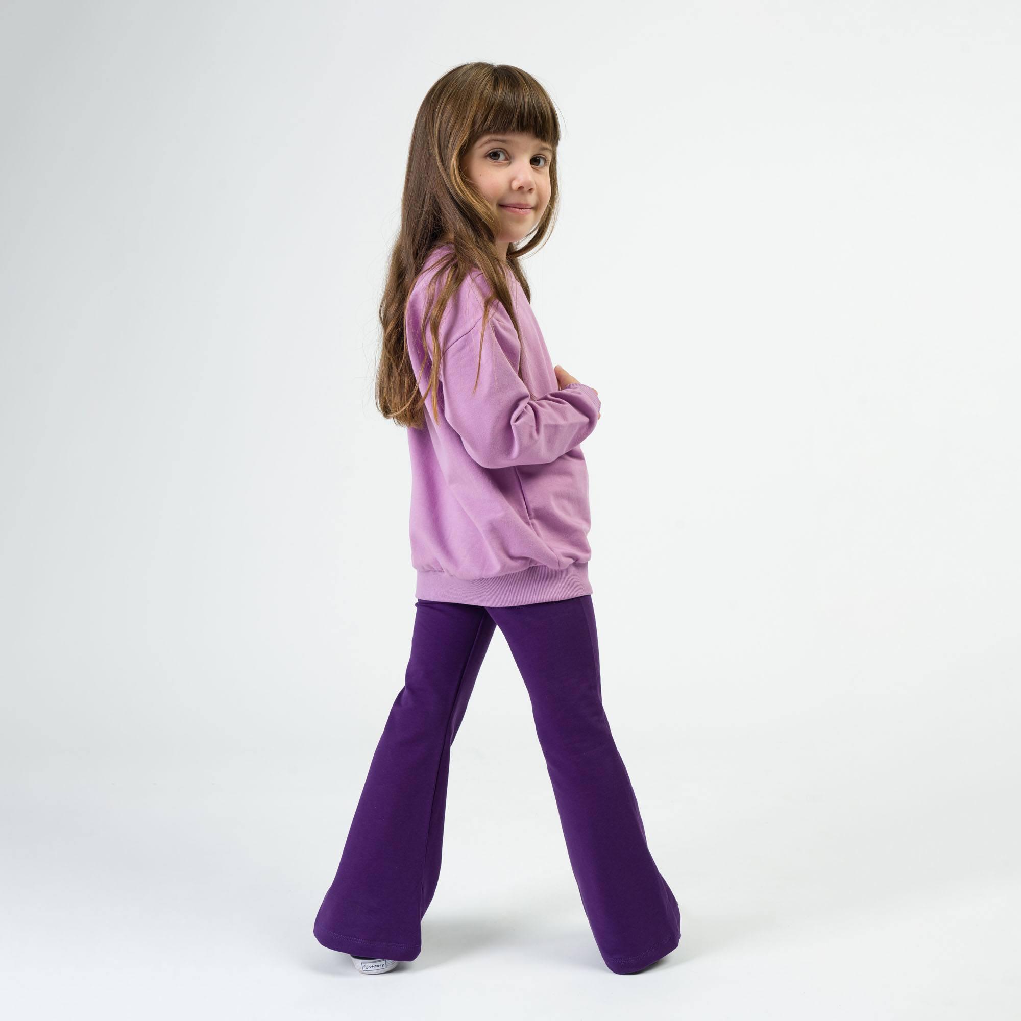 Violet flared pants