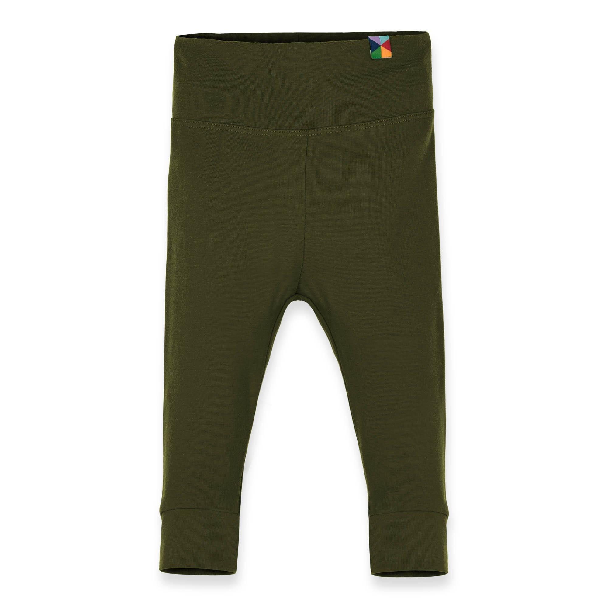 Khaki jersey pants