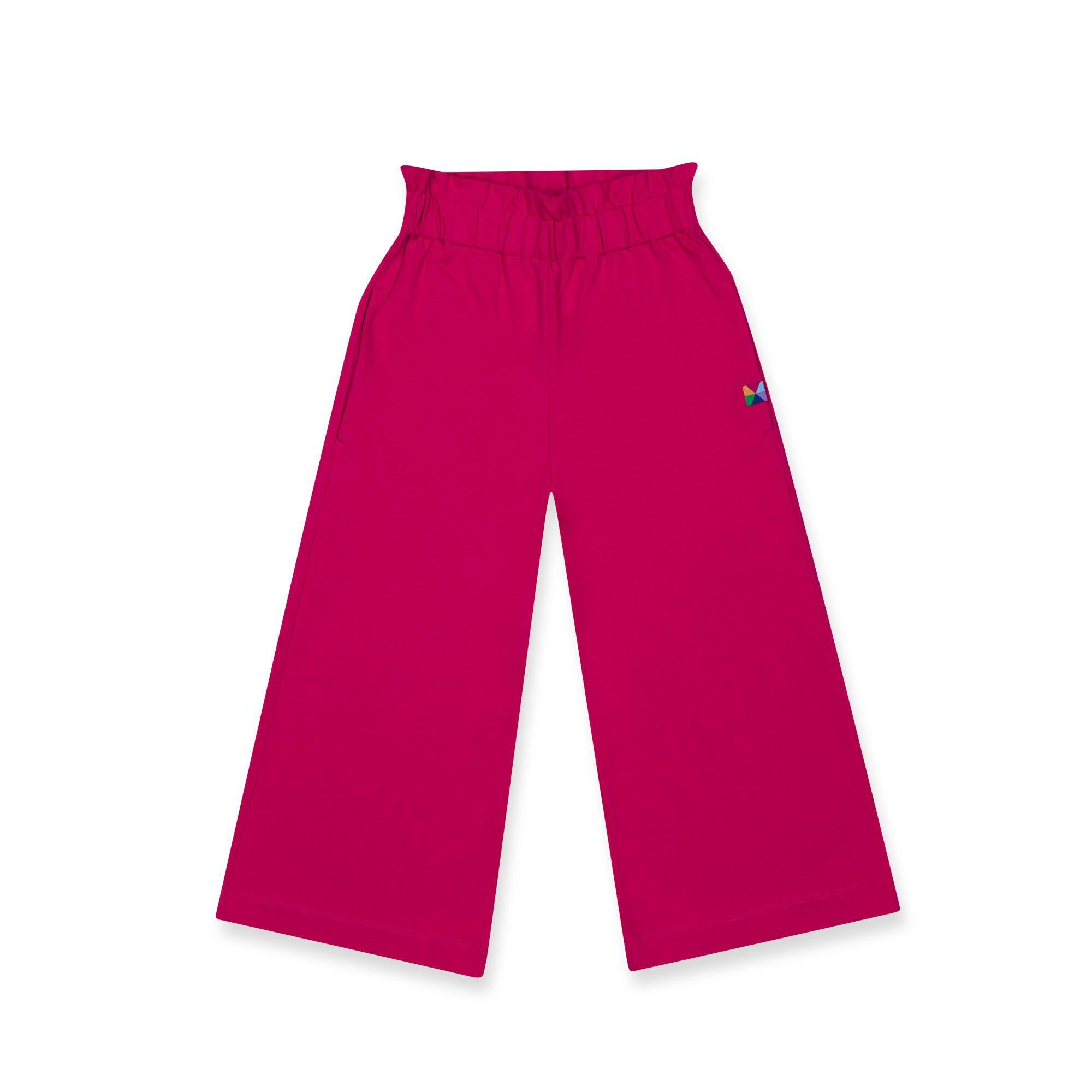 Pink culotte trousers