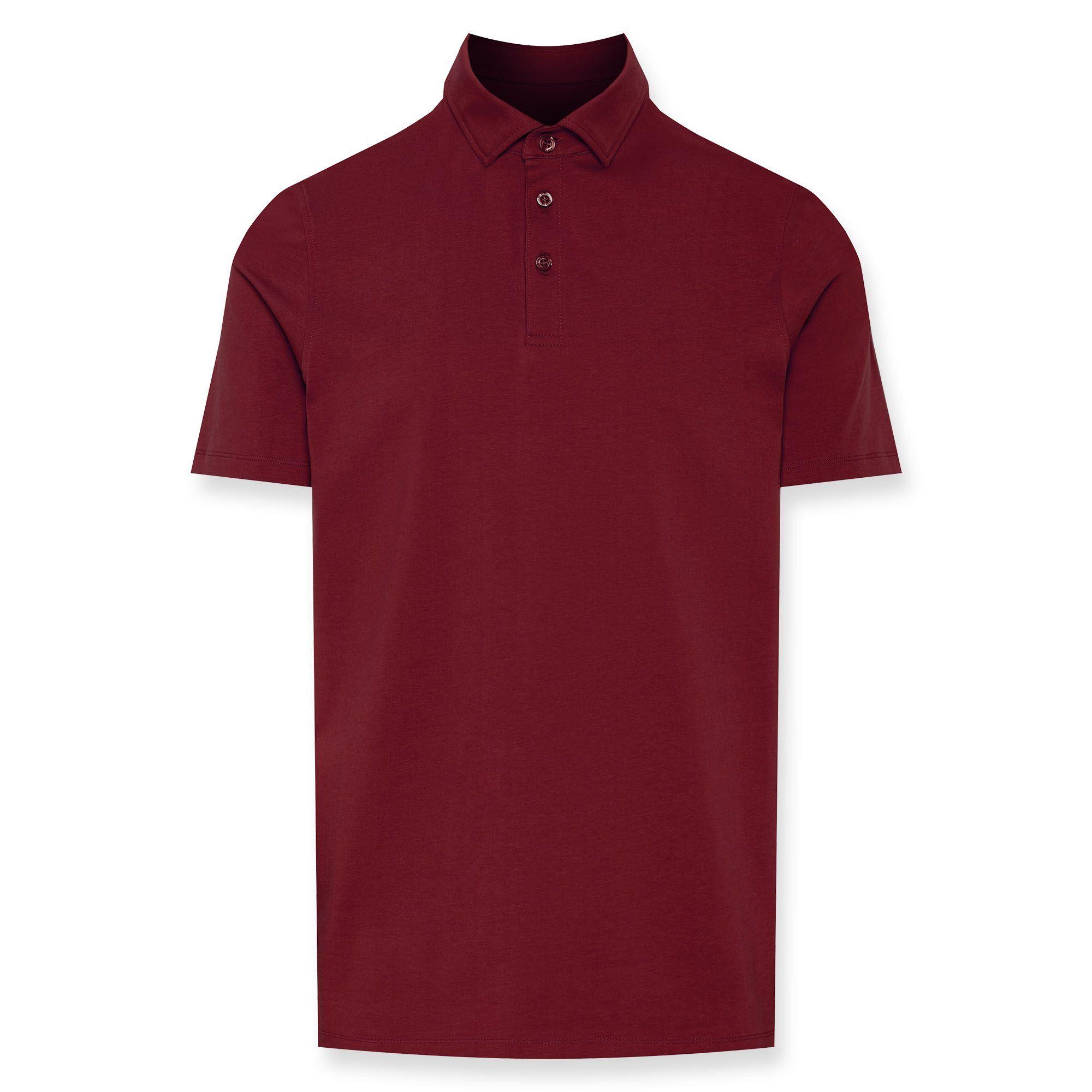 Burgundy polo shirt Men