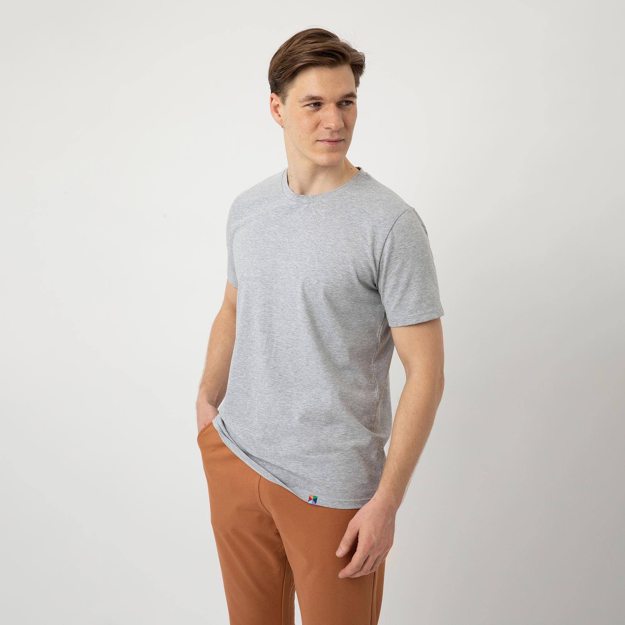 Grey melange T-shirt Men