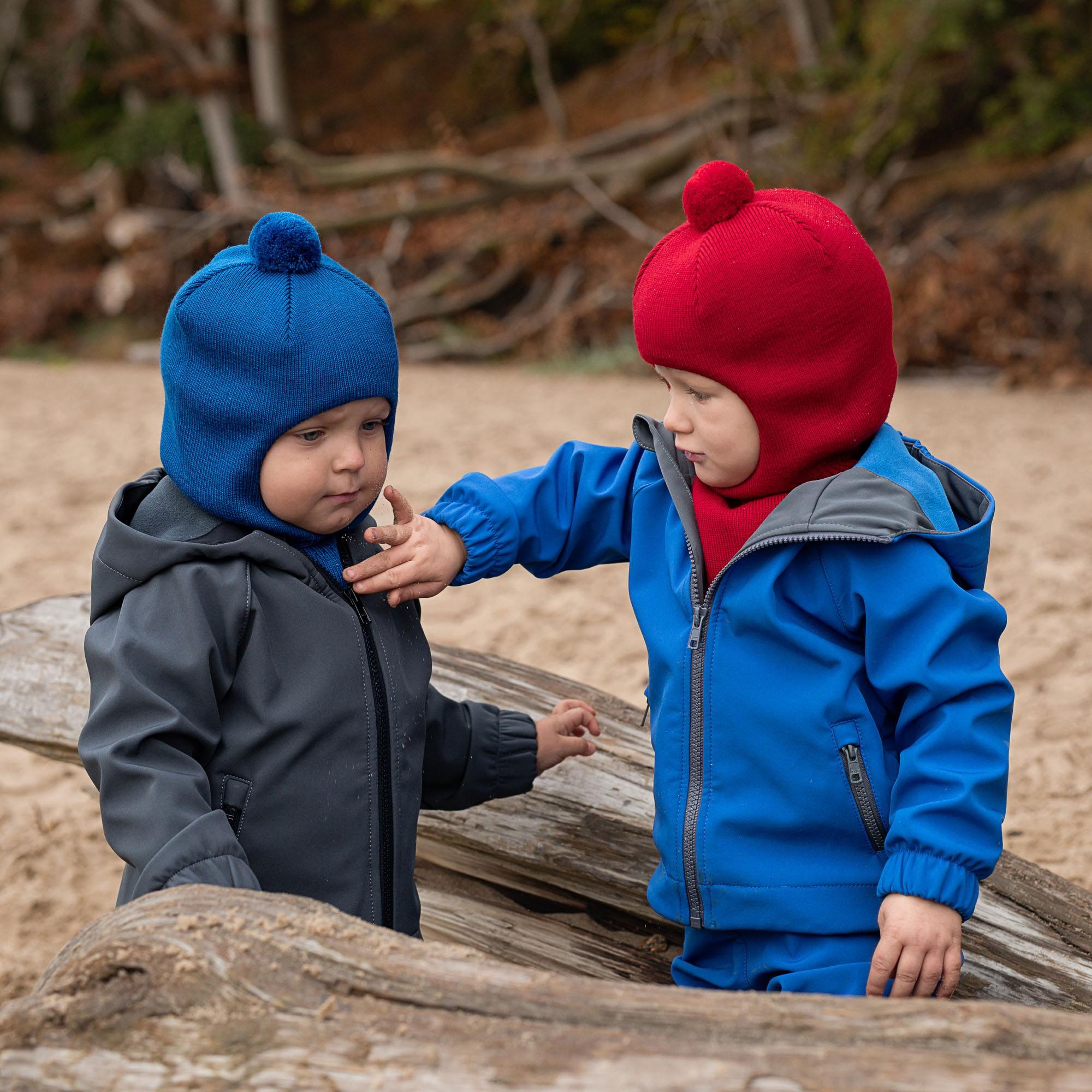 Blue softshell jacket Baby