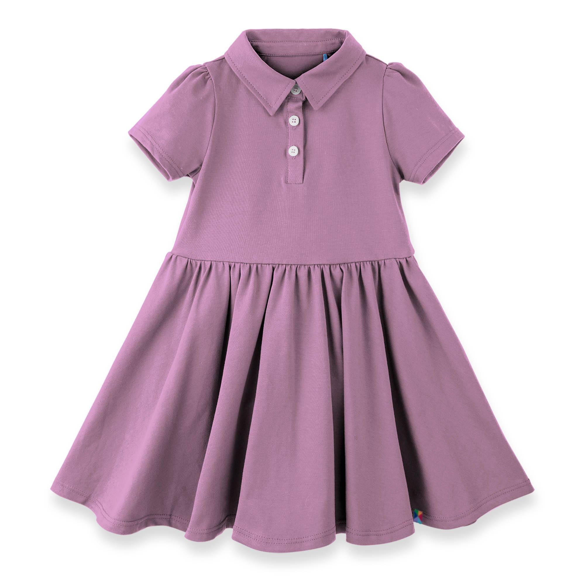 Light purple polo dress