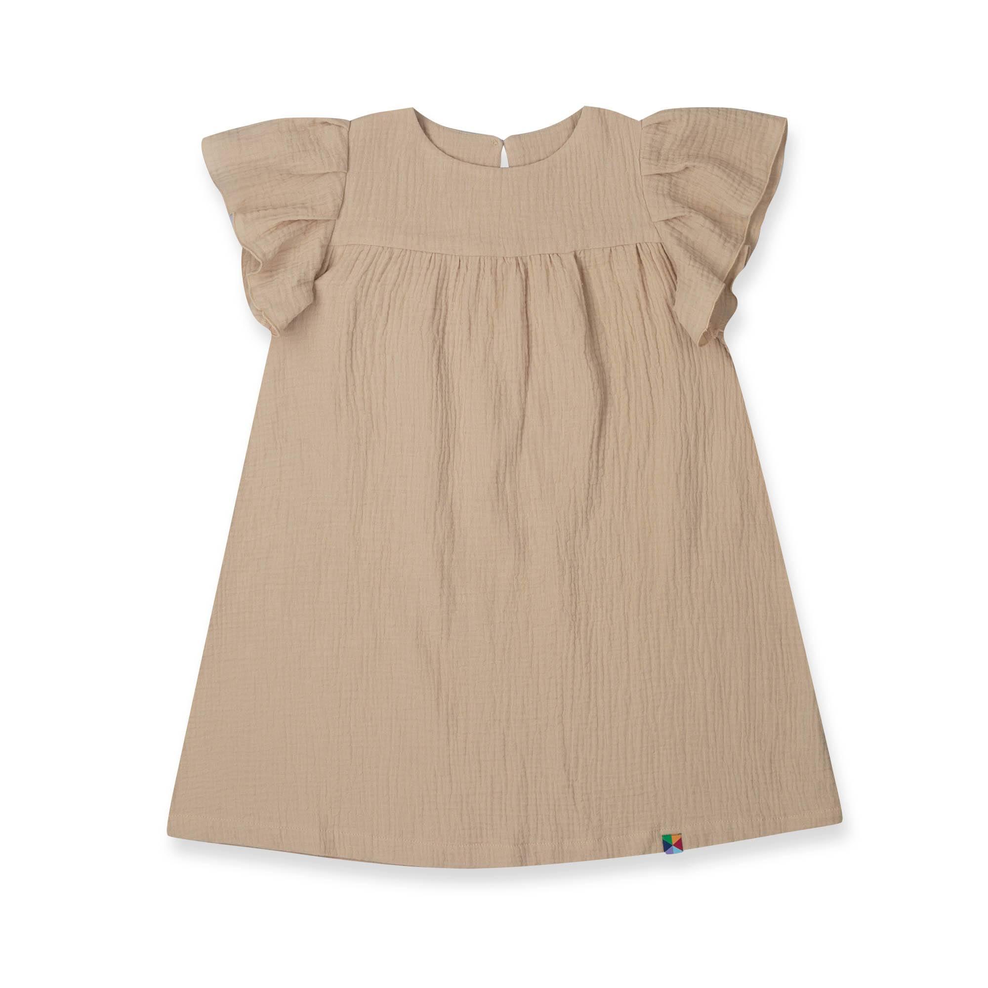 Beige muslin dress