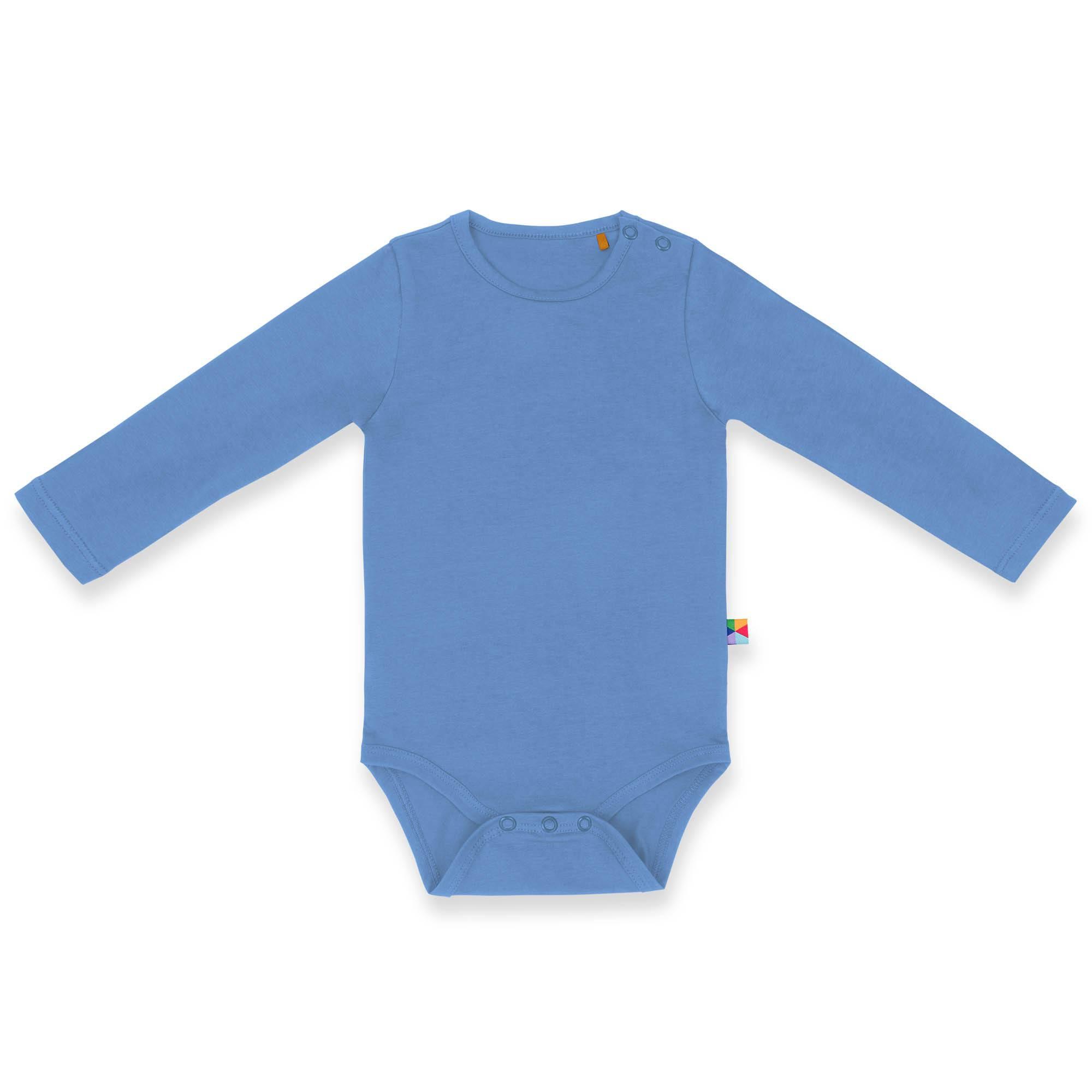 Sky blue long sleeve bodysuit