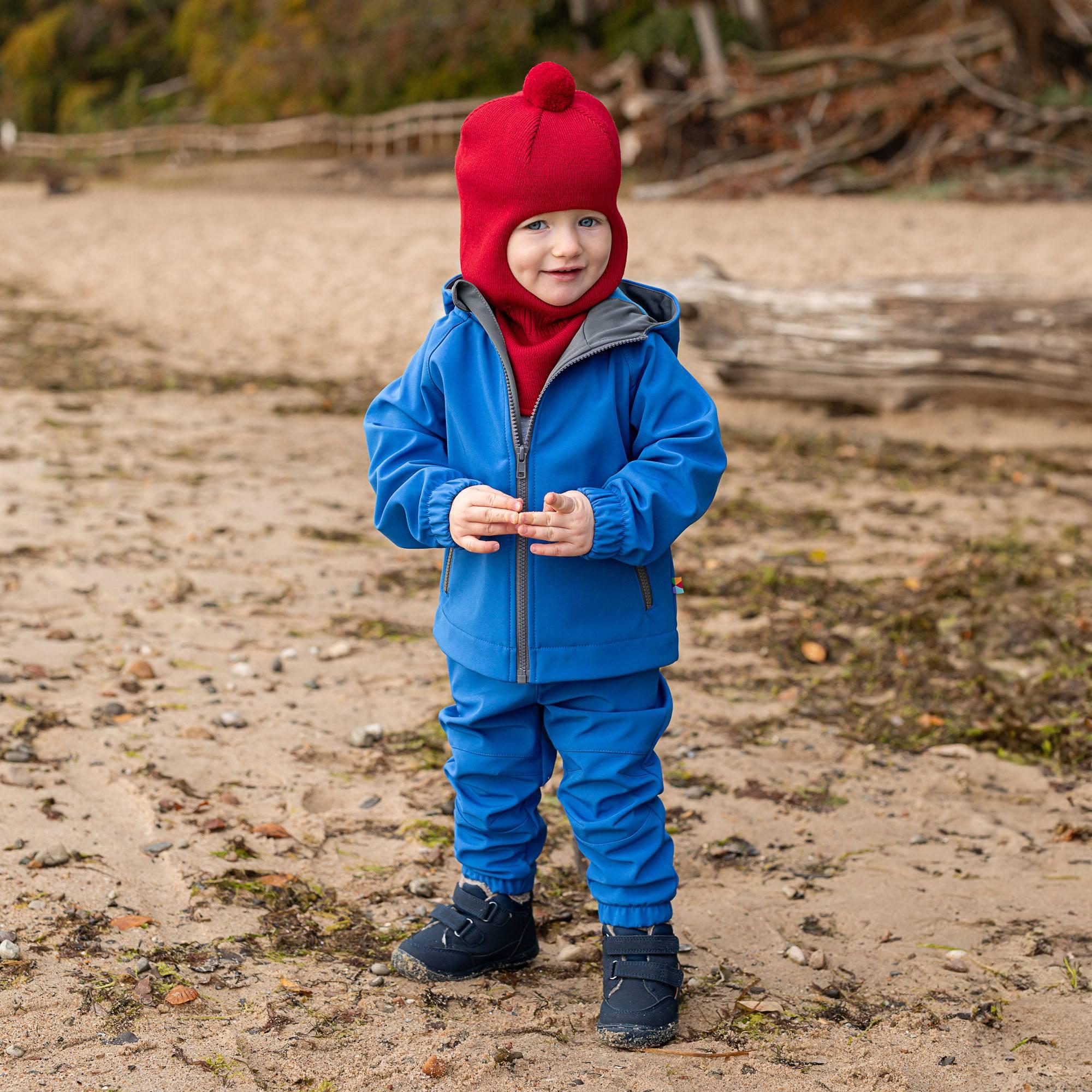 Blue softshell jacket Baby