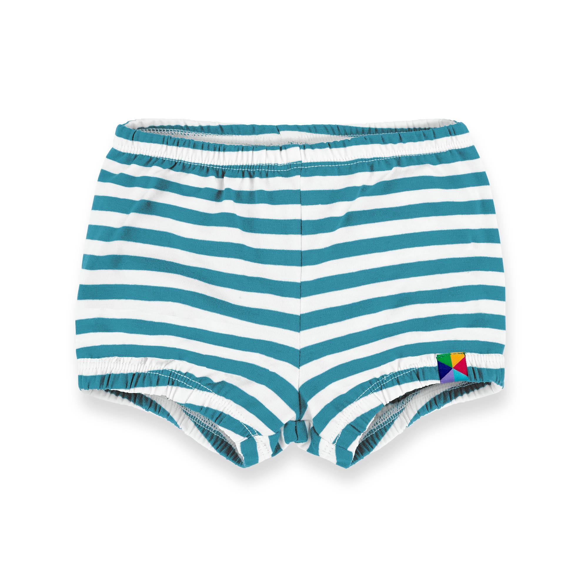 Turquoise stripes bloomers