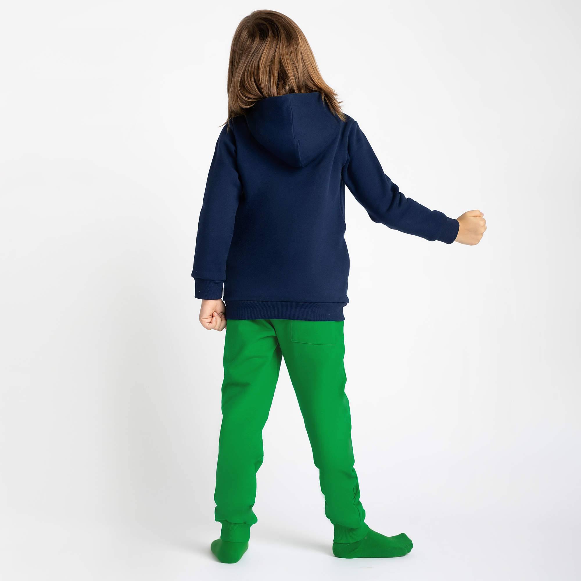 Green reinforced pants