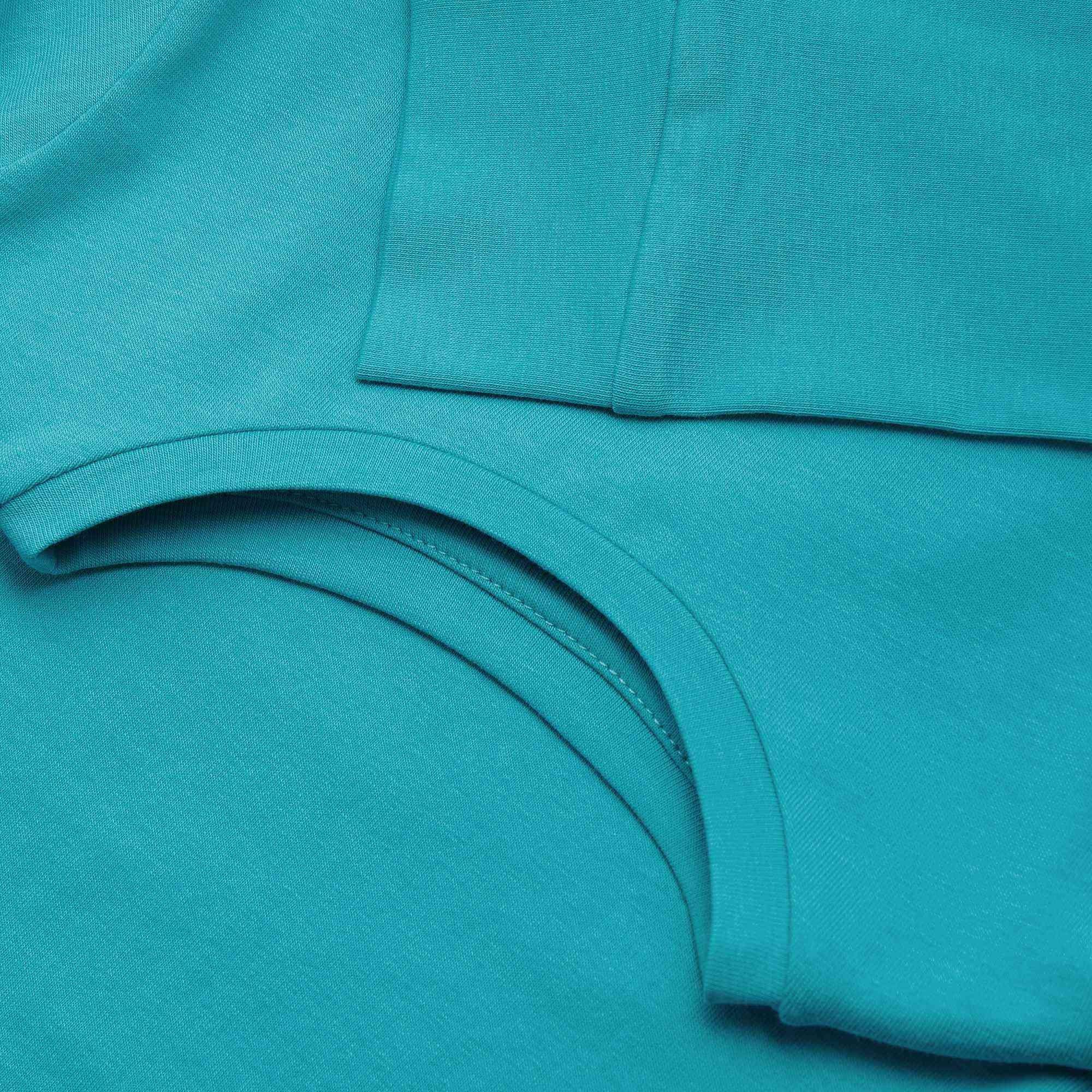 Turquoise two-piece pajama set