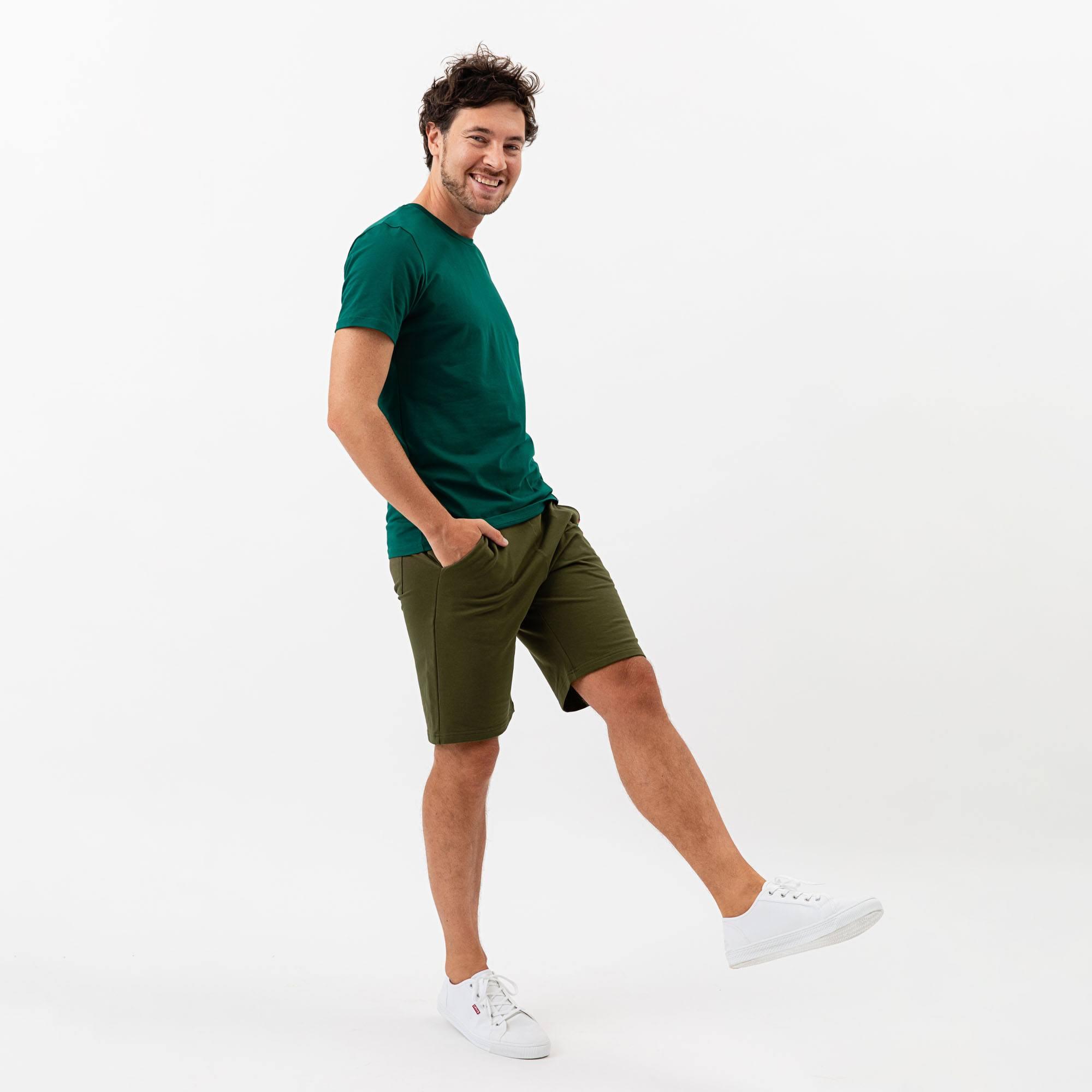 Khaki shorts Men