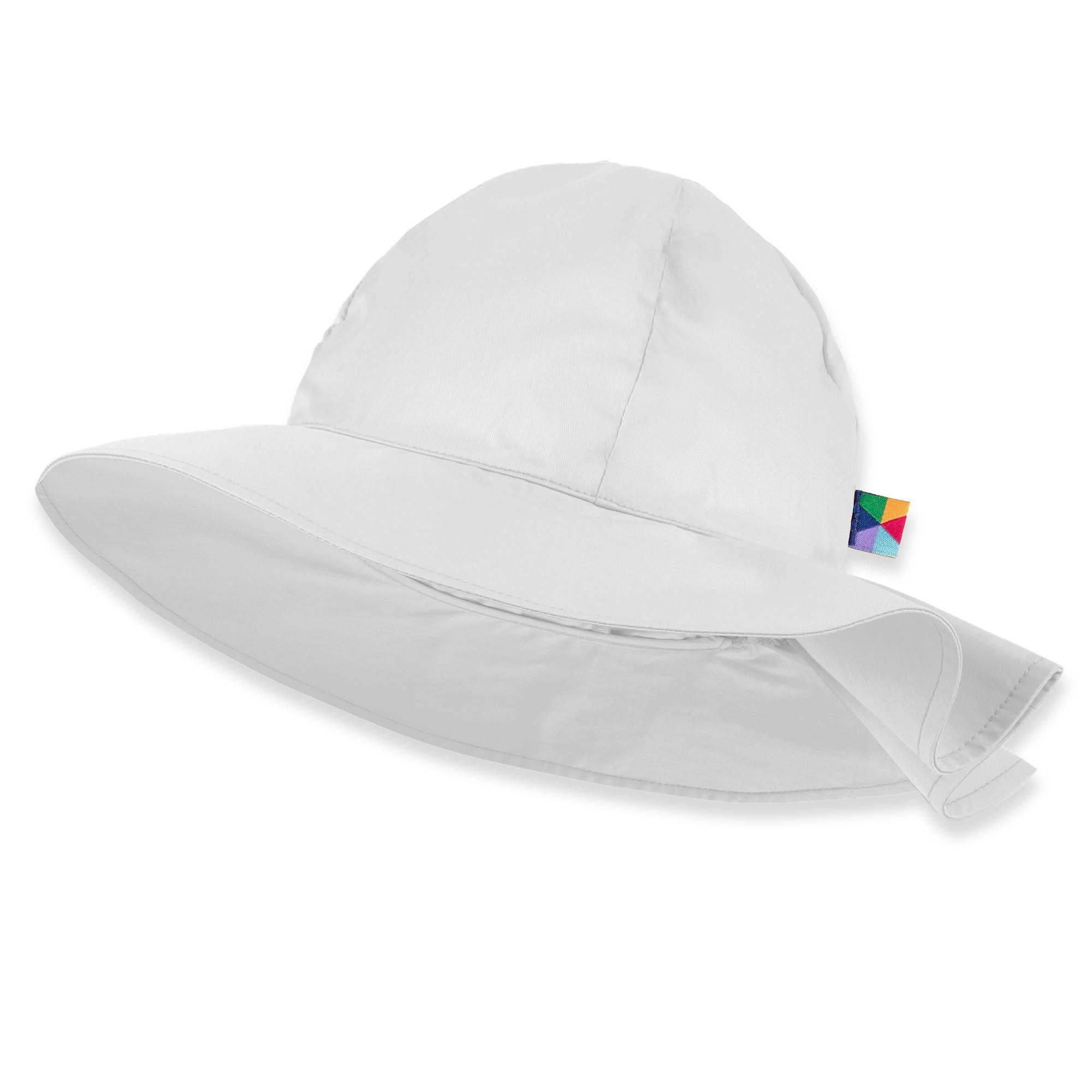 White brimmed hat