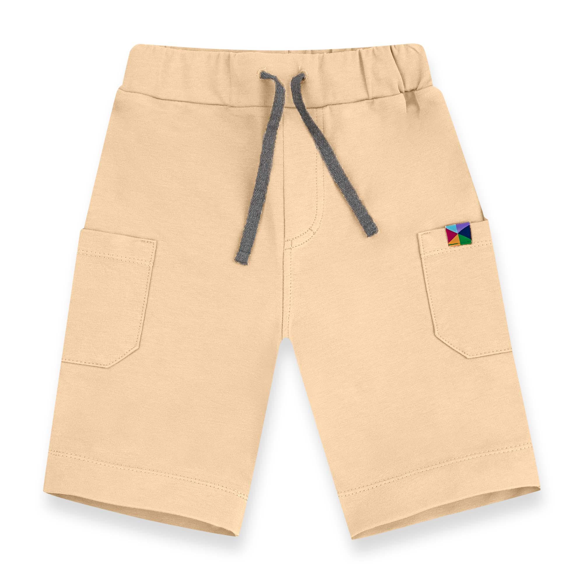 Beige cargo shorts