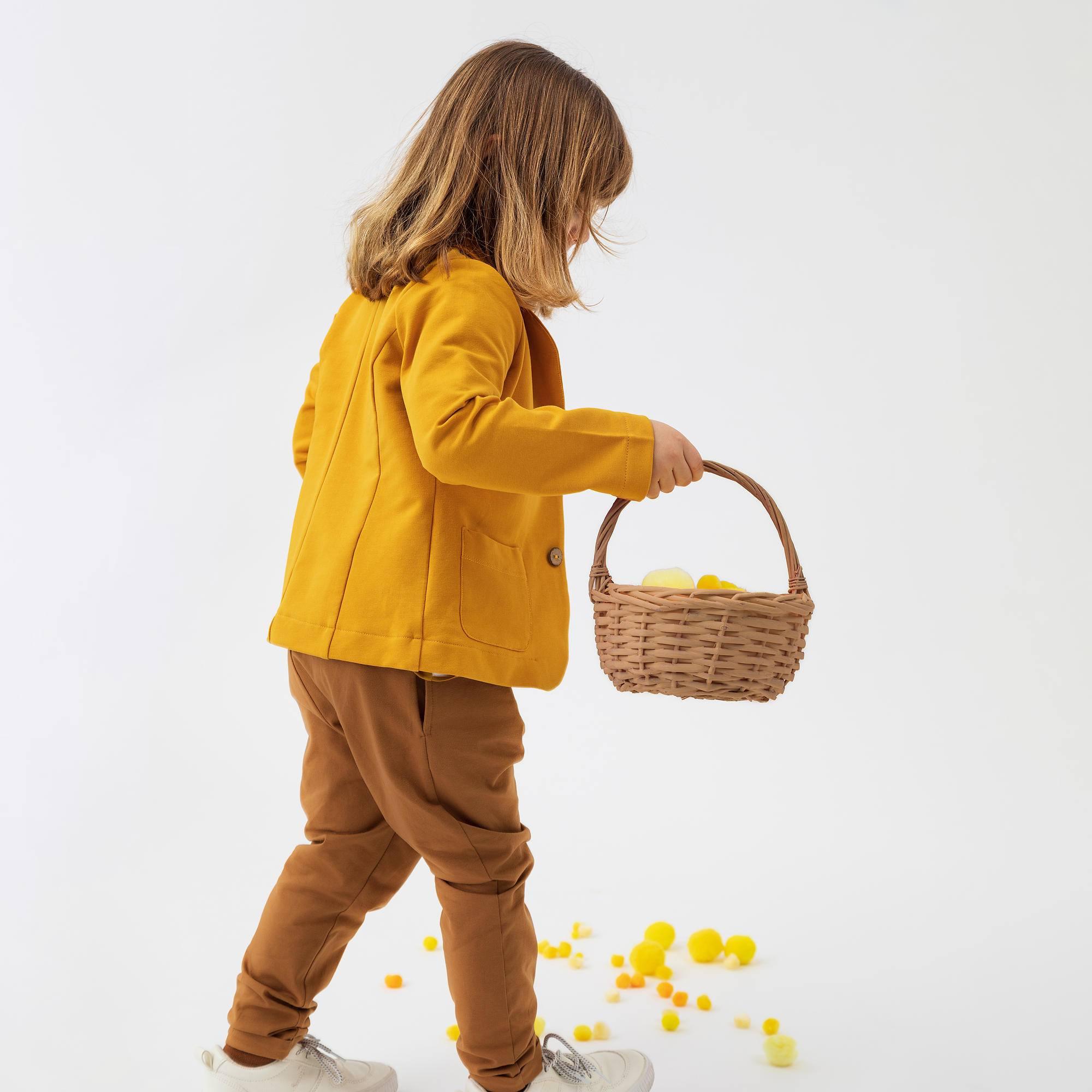 Mustard blazer jacket