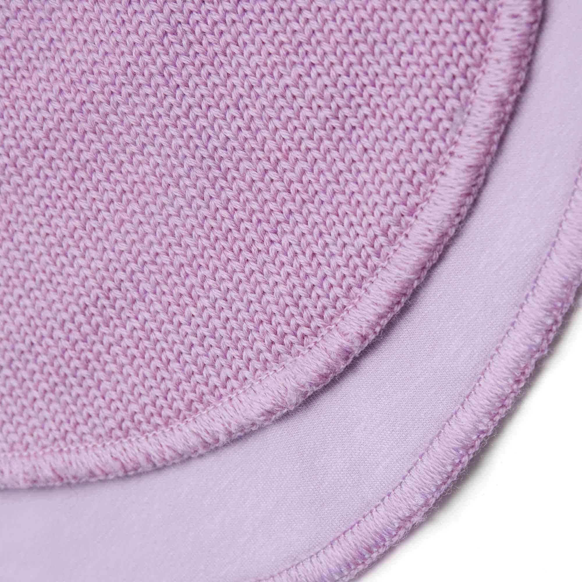 Light purple merino wool neck warmer kids