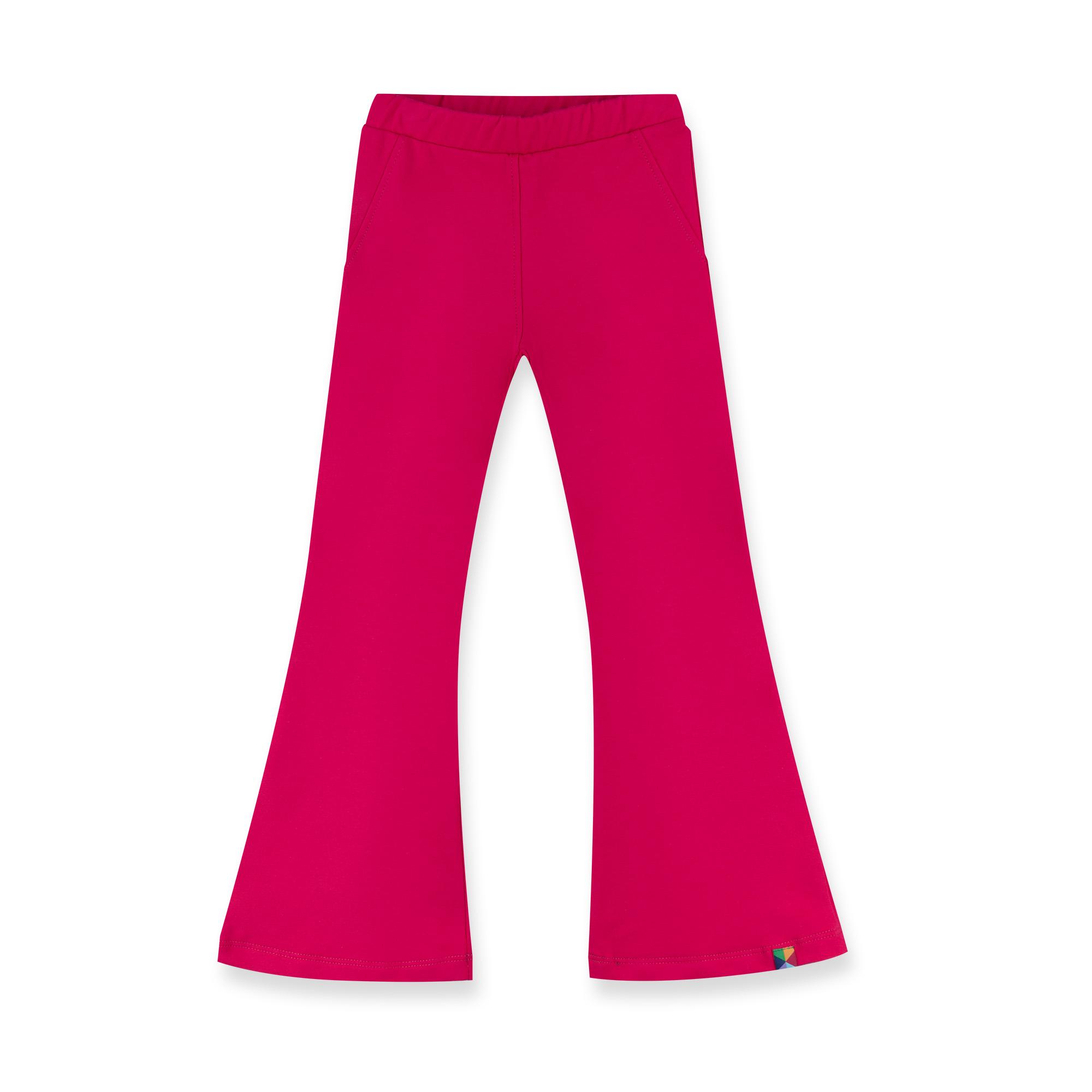 Pink flared pants