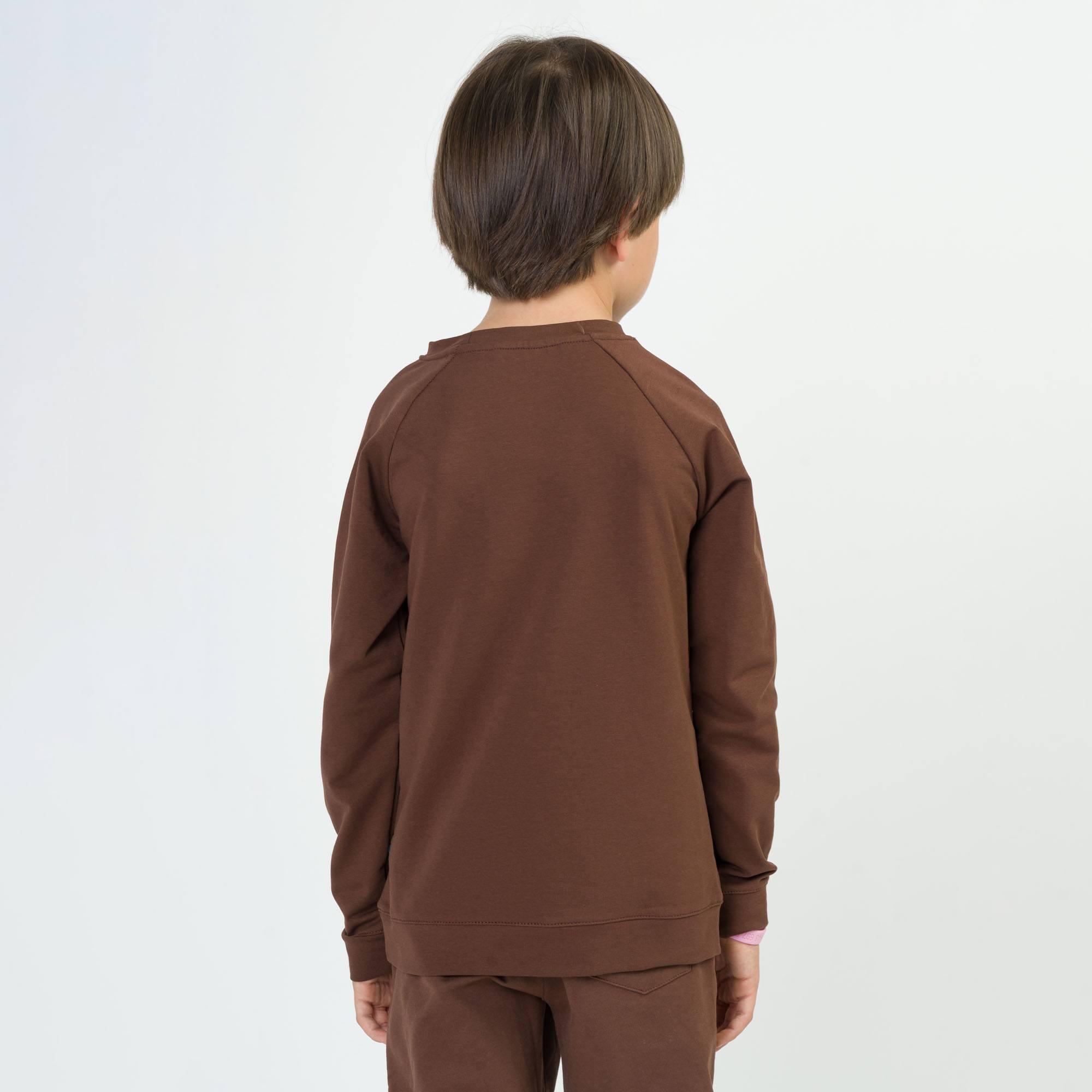 Brown pullover sweatshirt