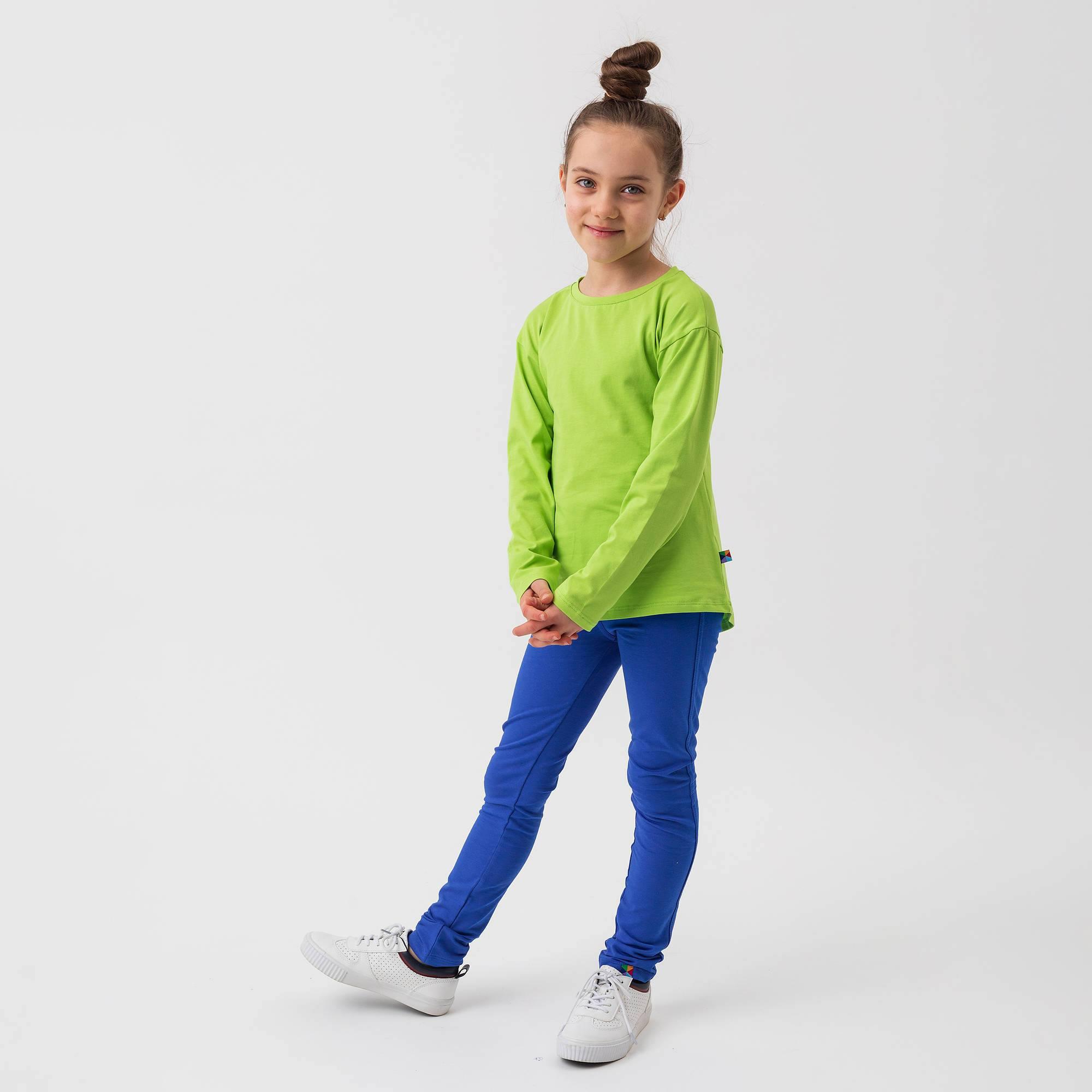 Lime green high-low hem shirt