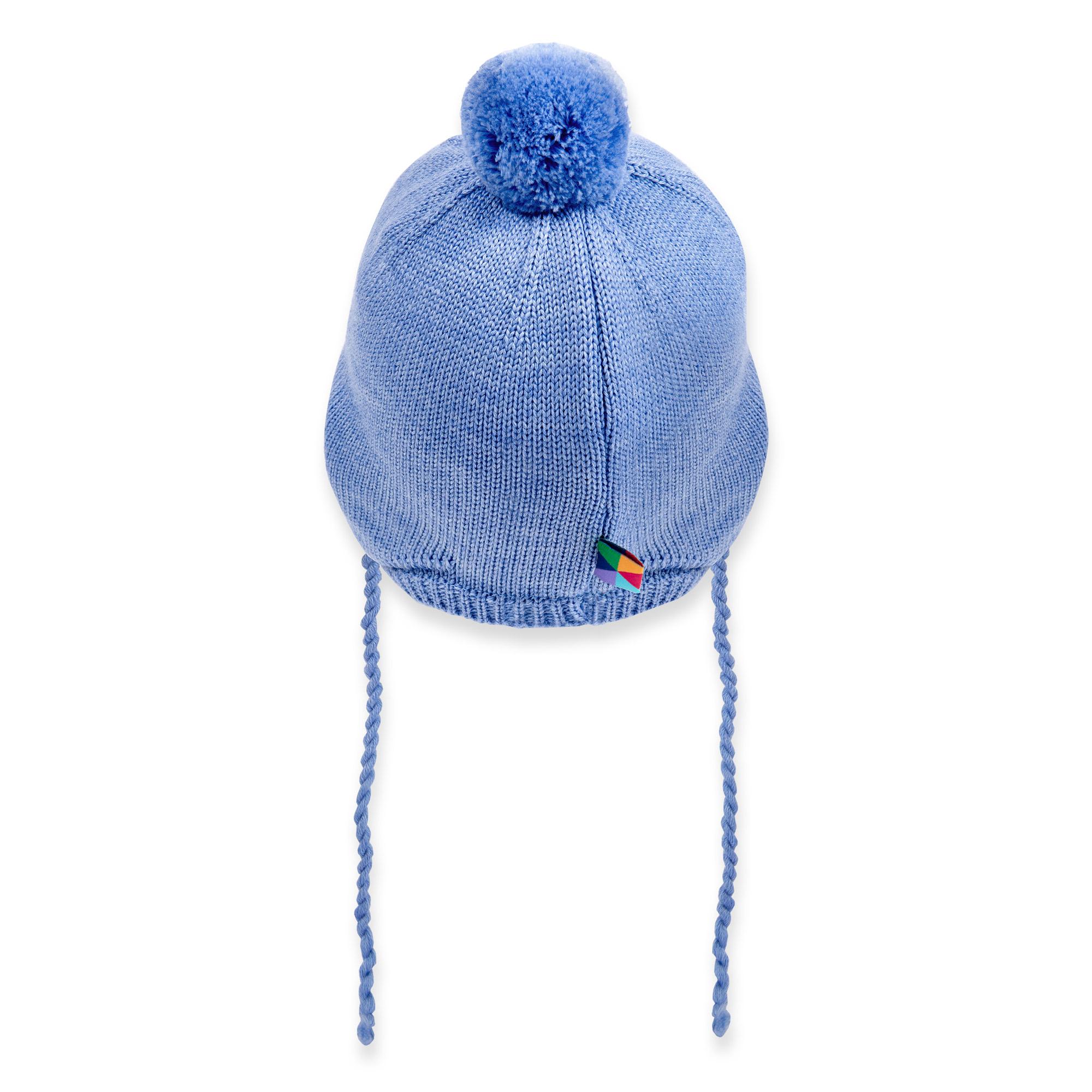 Sky blue merino wool hat Baby